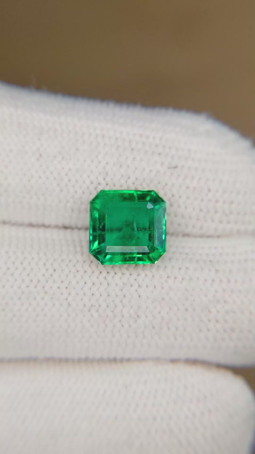 3.40 Ct. Emerald from Zambia Size Video