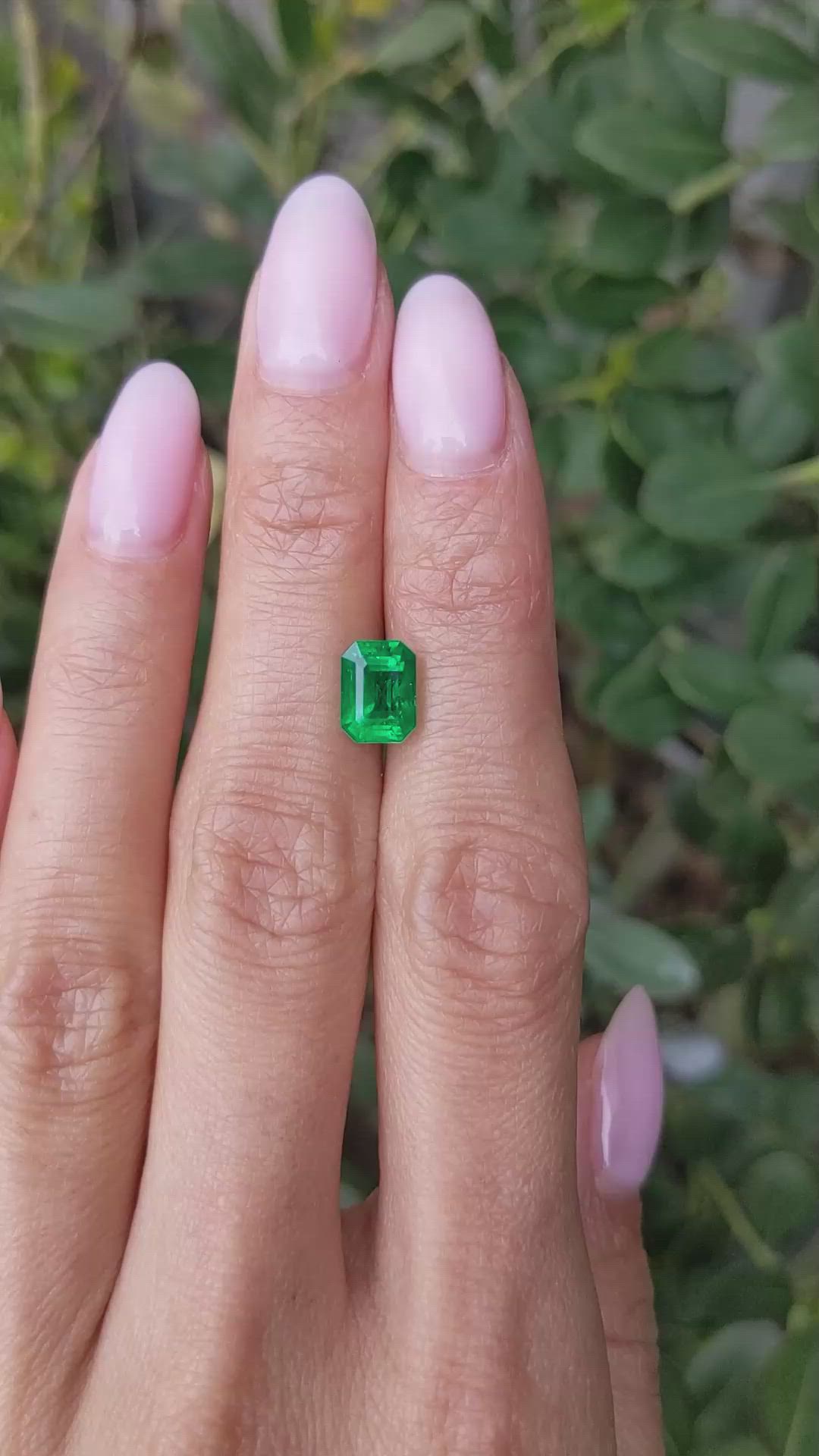 1.81 Ct. Emerald from Zambia Size Video