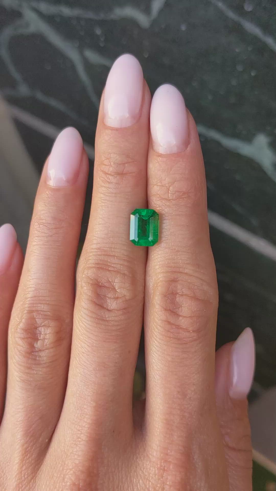 2.26 Ct. Emerald from Zambia Size Video