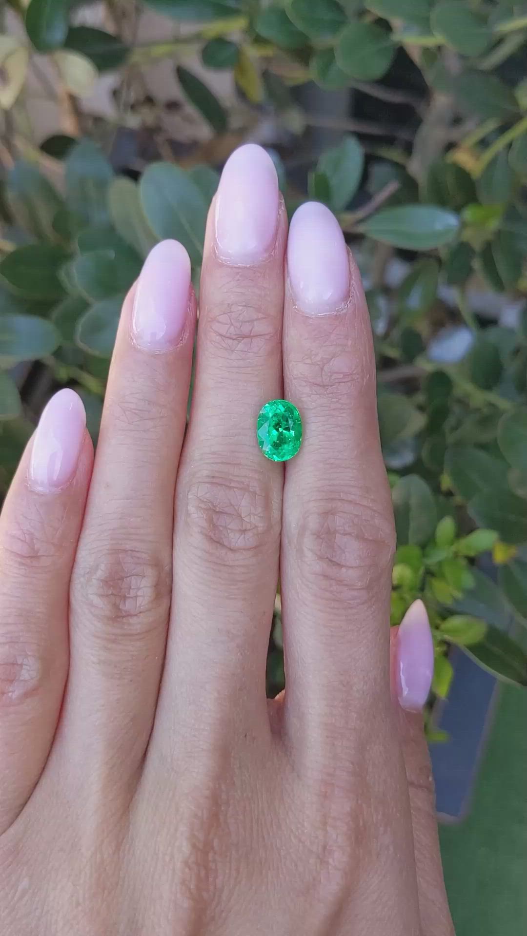 1.82 Ct. Emerald from Colombia Size Video