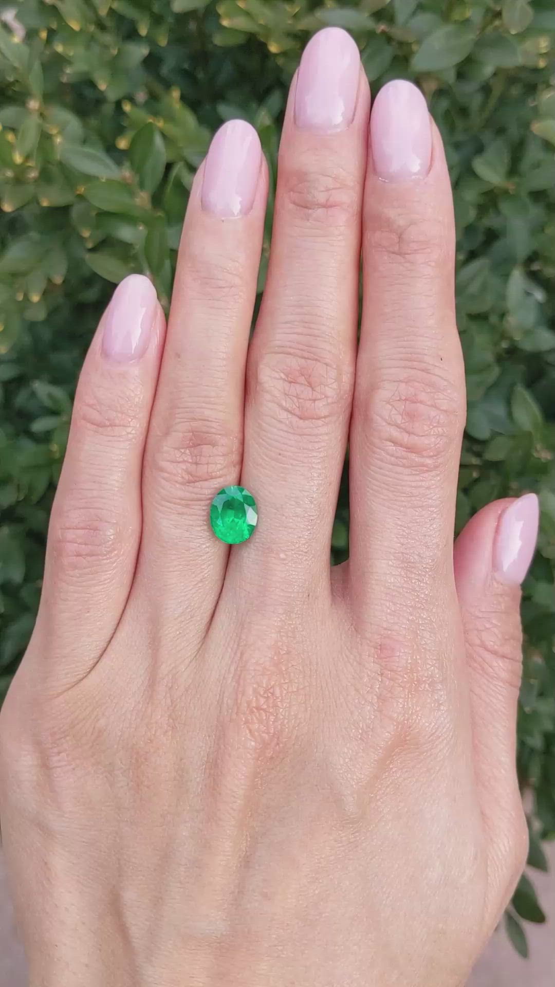 1.89 Ct. Emerald from Colombia Size Video