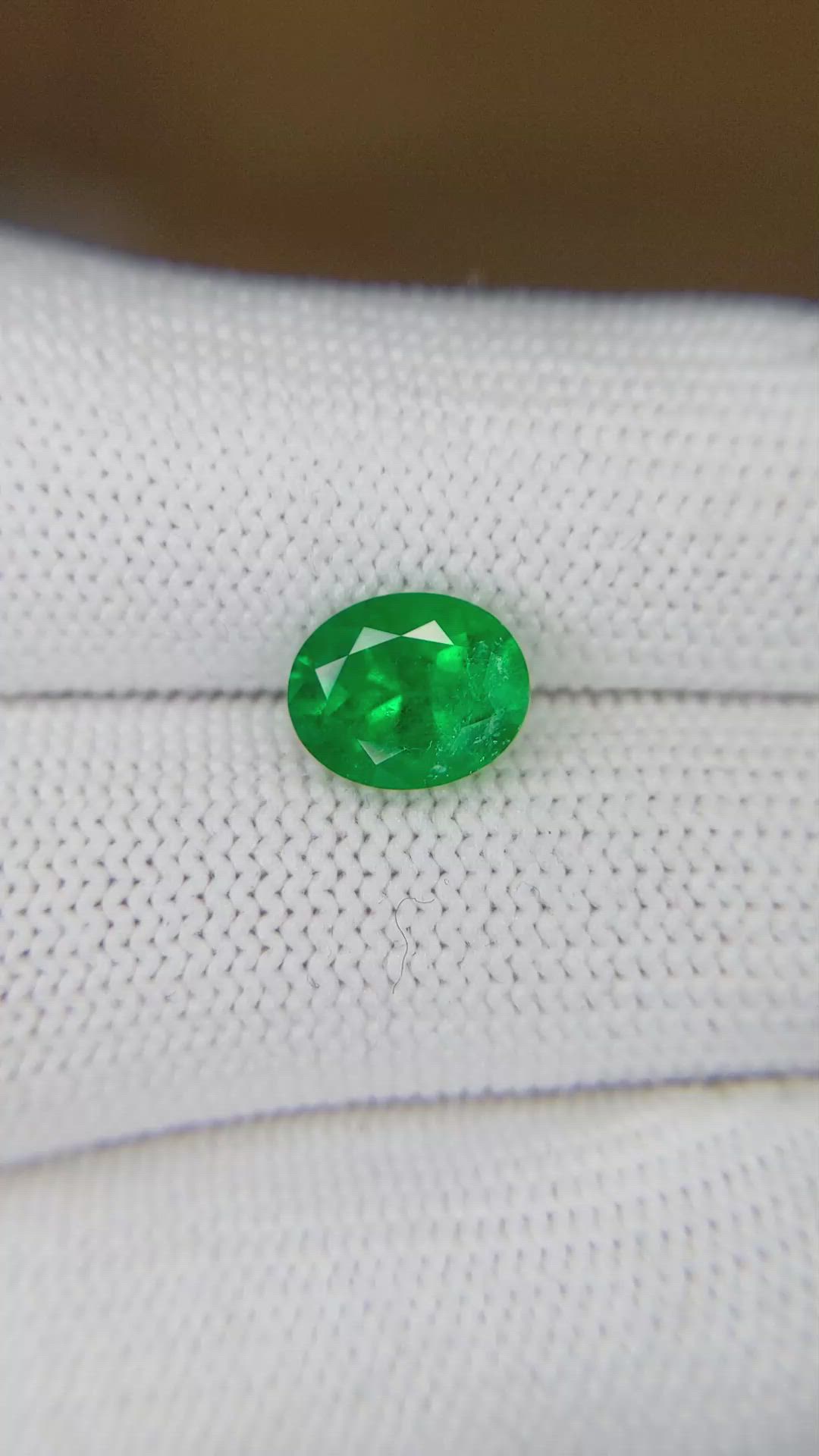 1.89 Ct. Emerald from Colombia Size Video