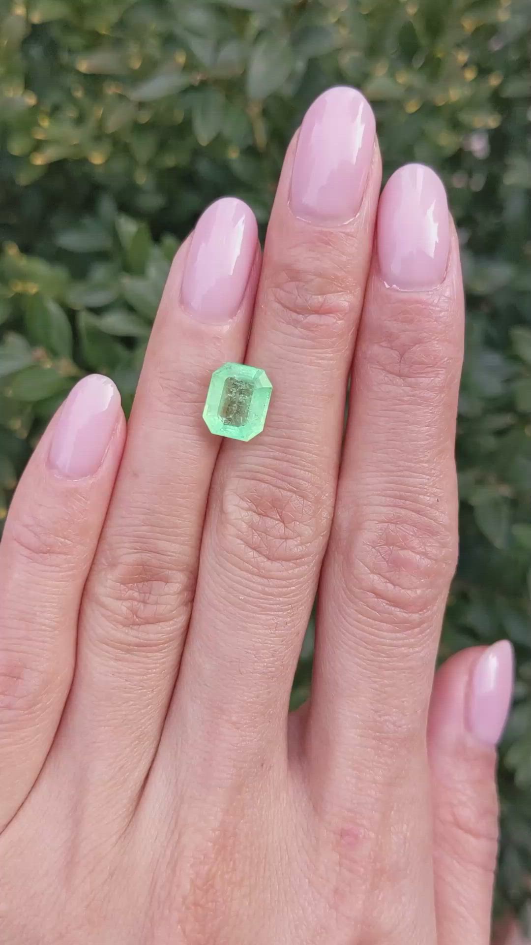 2.35 Ct. Emerald from Colombia Size Video
