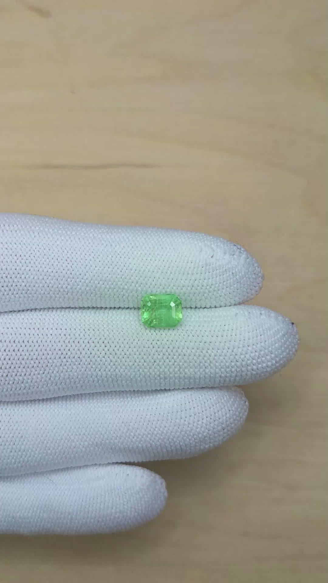 1.59 Ct. Emerald from Colombia Size Video