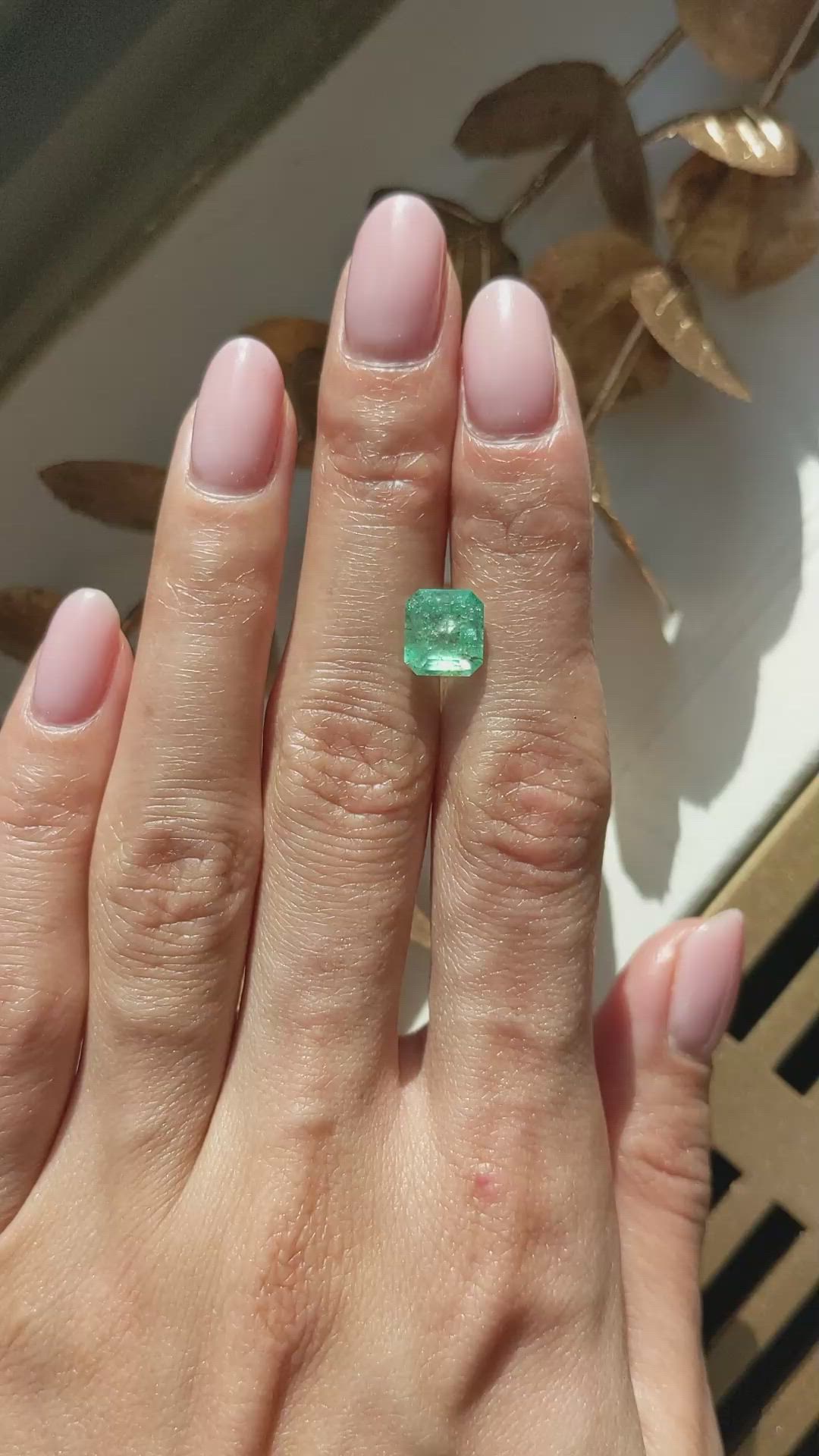 2.42 Ct. Emerald from Colombia Size Video