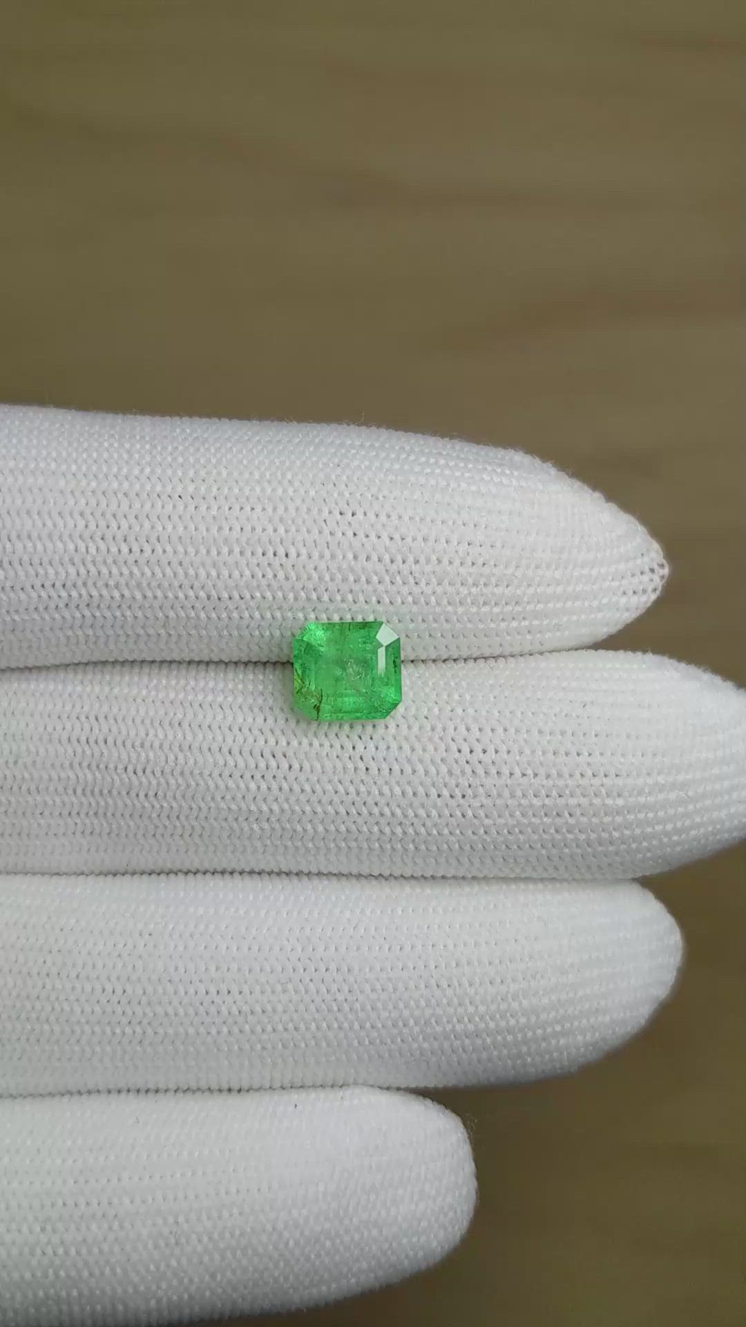 2.42 Ct. Emerald from Colombia Size Video
