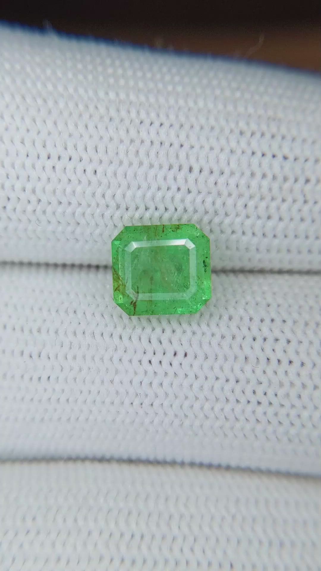2.42 Ct. Emerald from Colombia Size Video