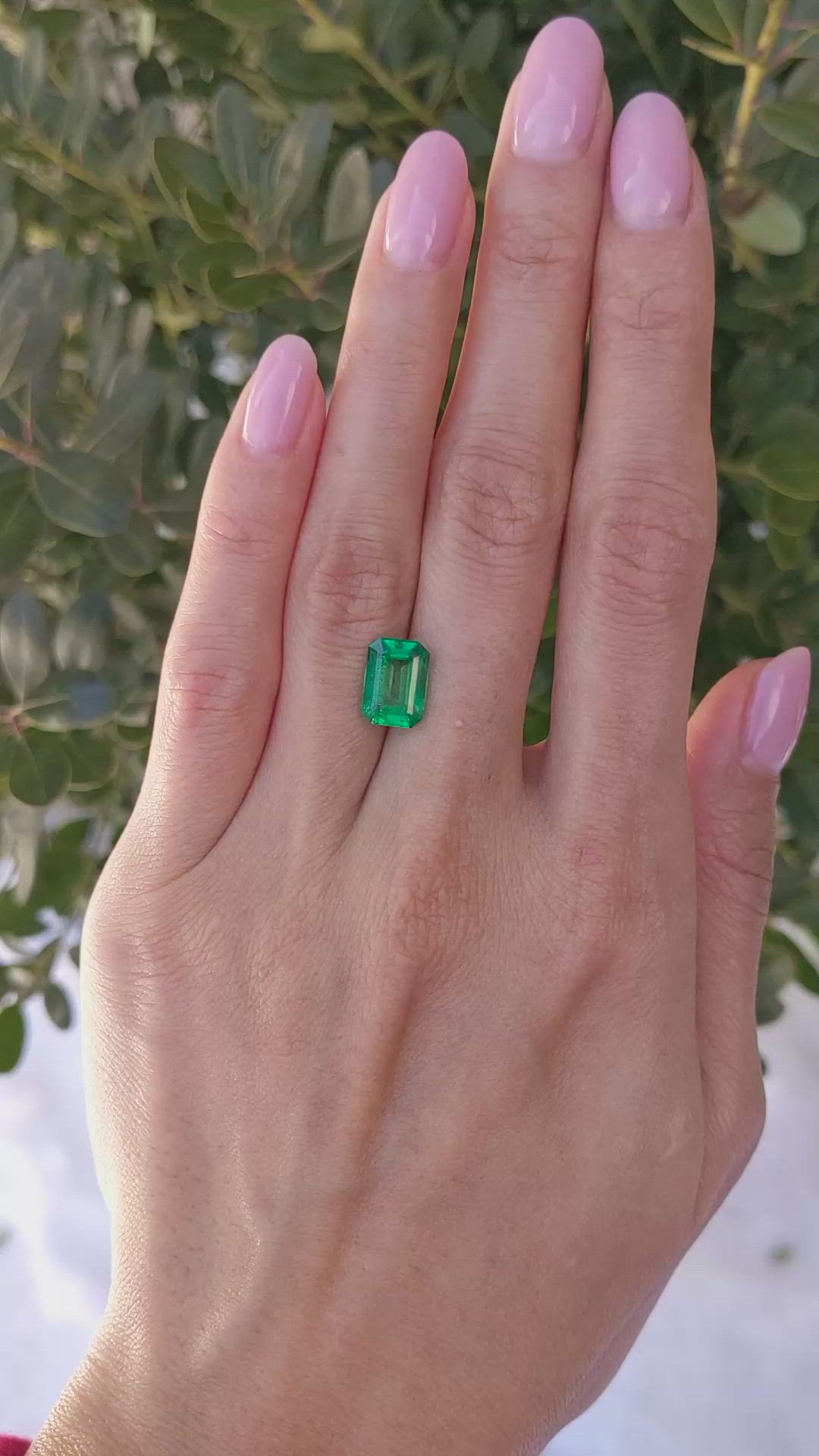 2.41 Ct. Emerald from Zambia Size Video
