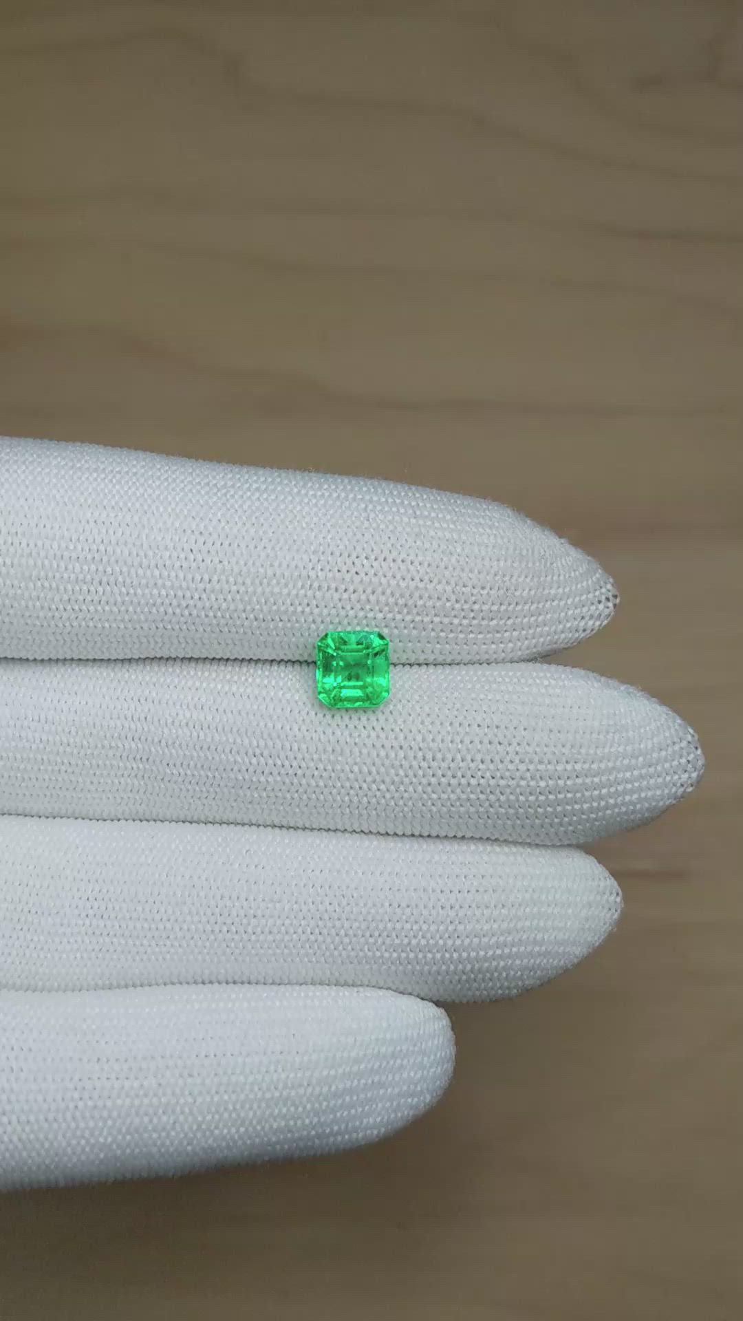 2.27 Ct. Emerald from Colombia Size Video