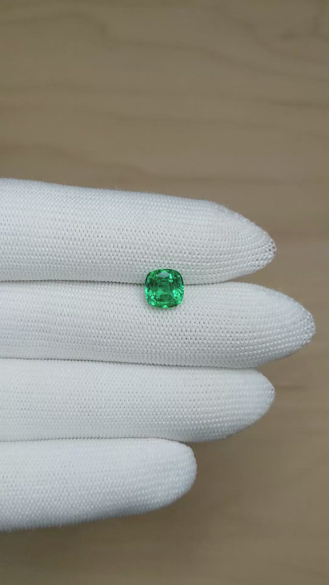 2.34 Ct. Emerald from Zambia Size Video