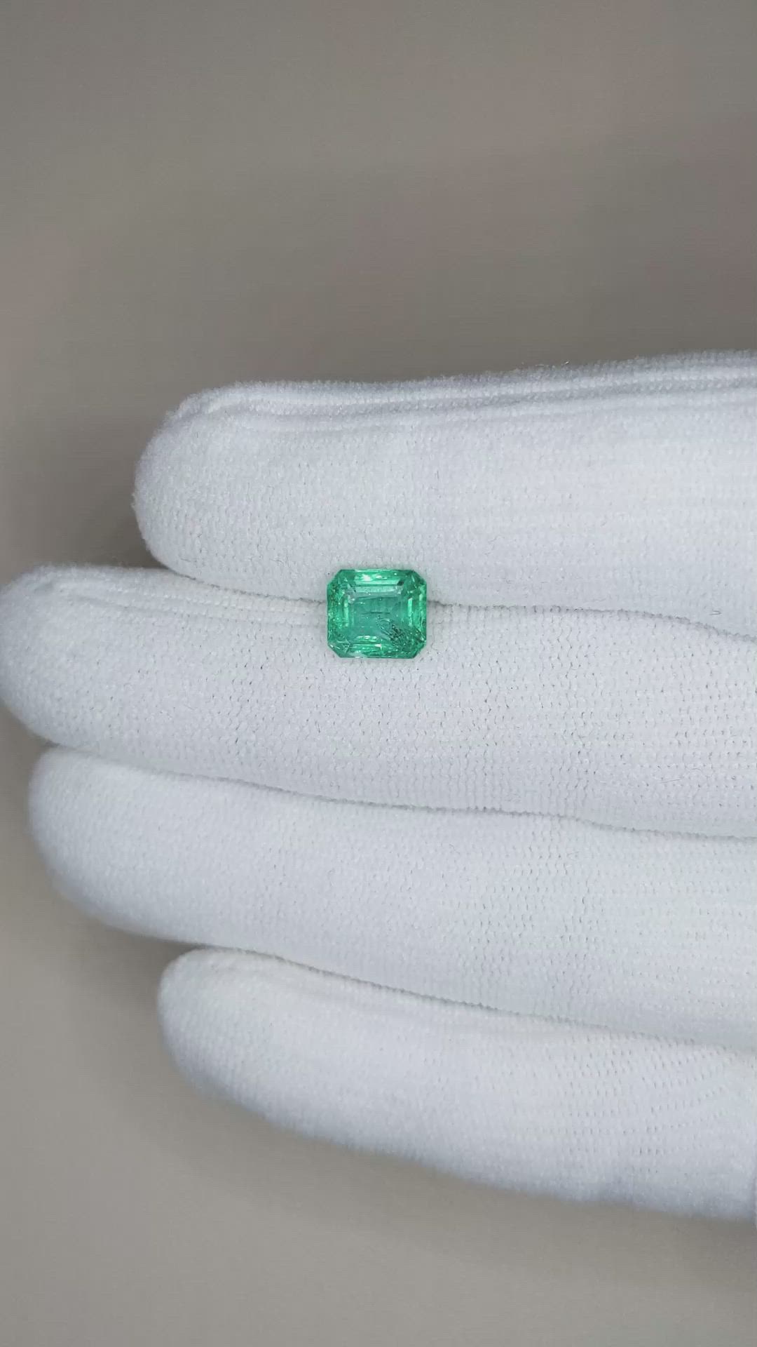1.85 Ct. Emerald from Zambia Size Video