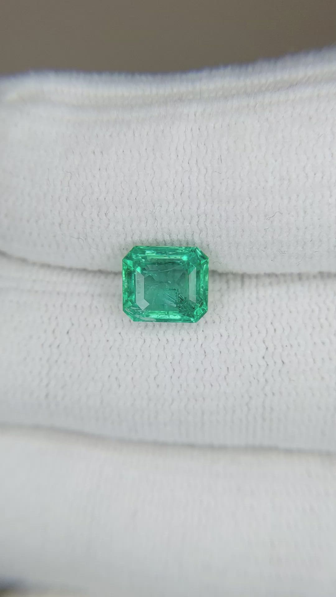 1.85 Ct. Emerald from Zambia Size Video