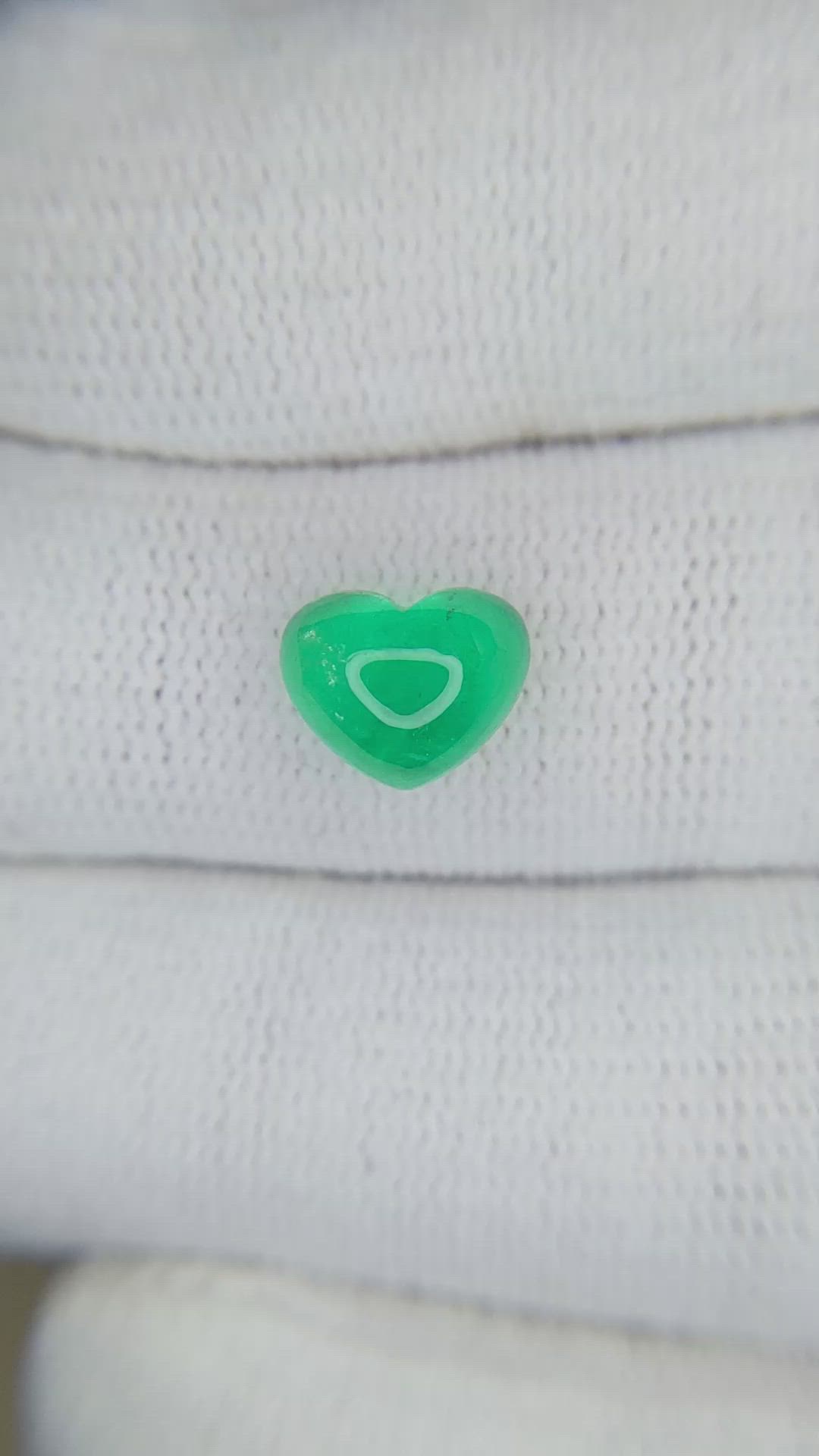 2.75 Ct. Cabochon Emerald from Russia Size Video