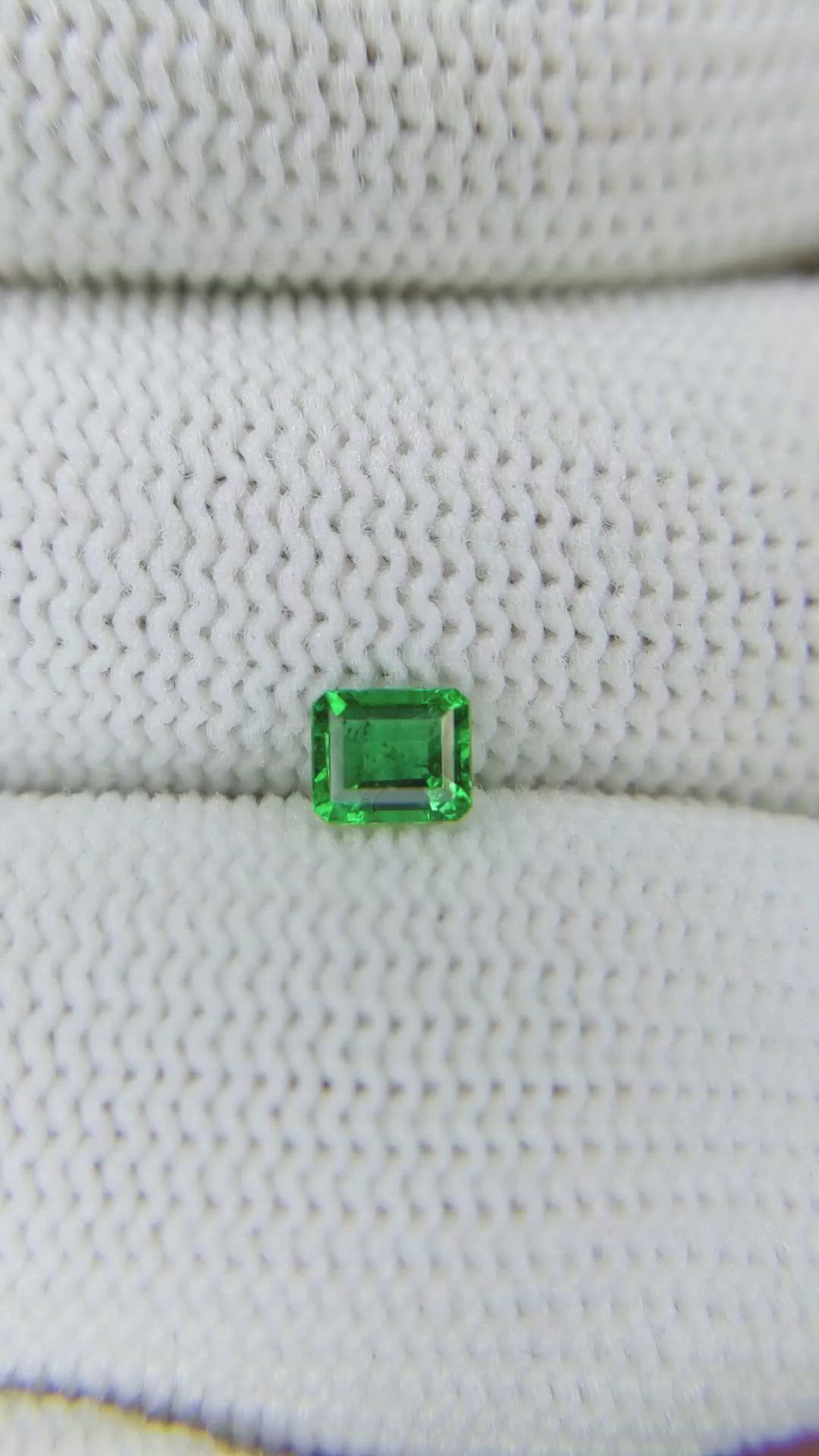 0.32 Ct. Emerald from Afghanistan Size Video