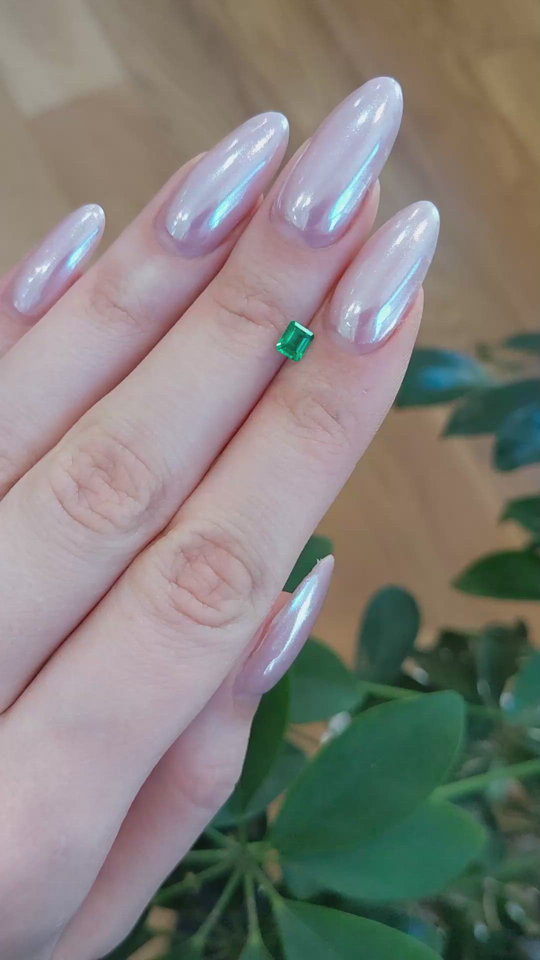 0.32 Ct. Emerald from Afghanistan Size Video