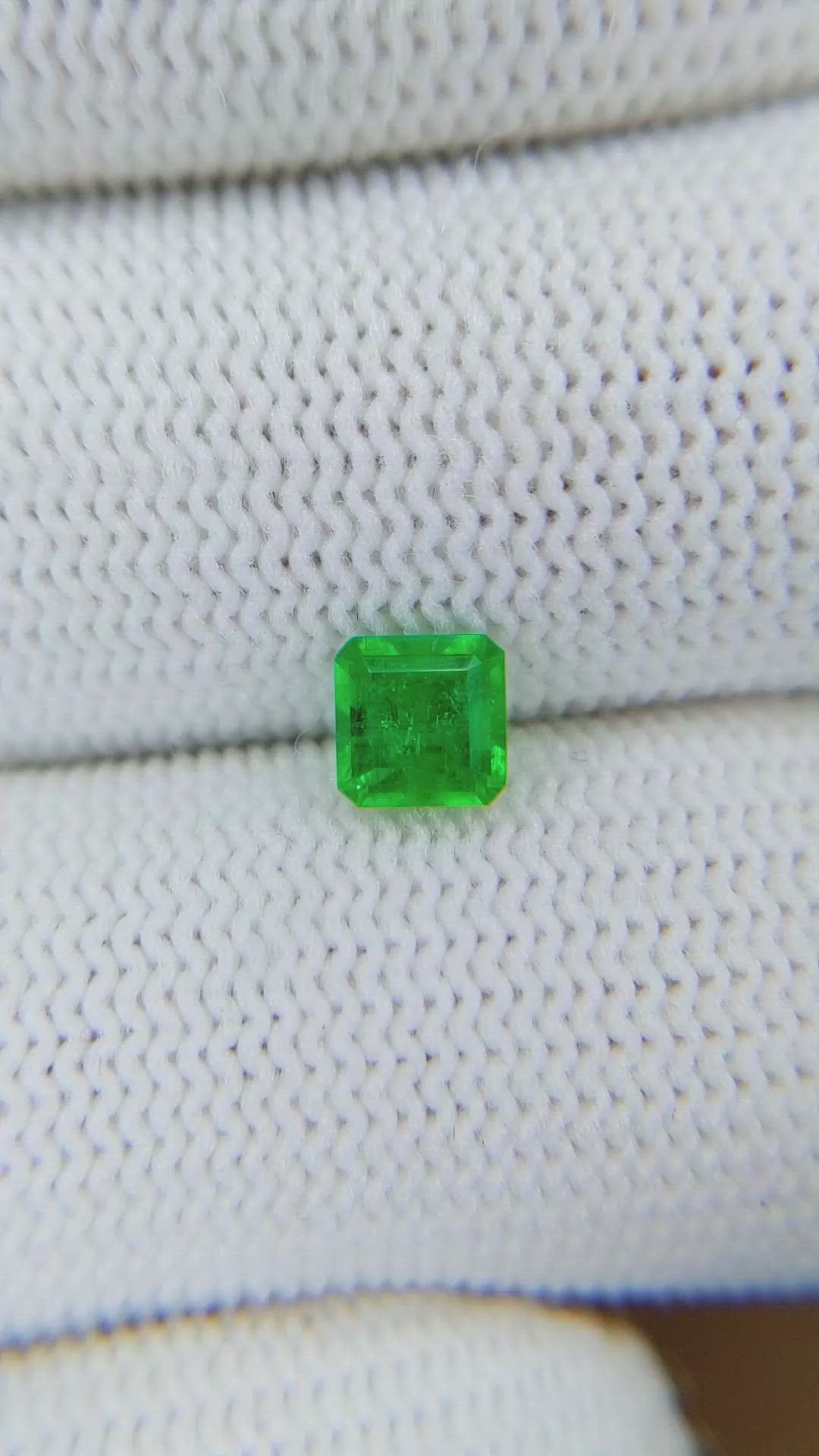 0.62 Ct. Emerald from Afghanistan Size Video