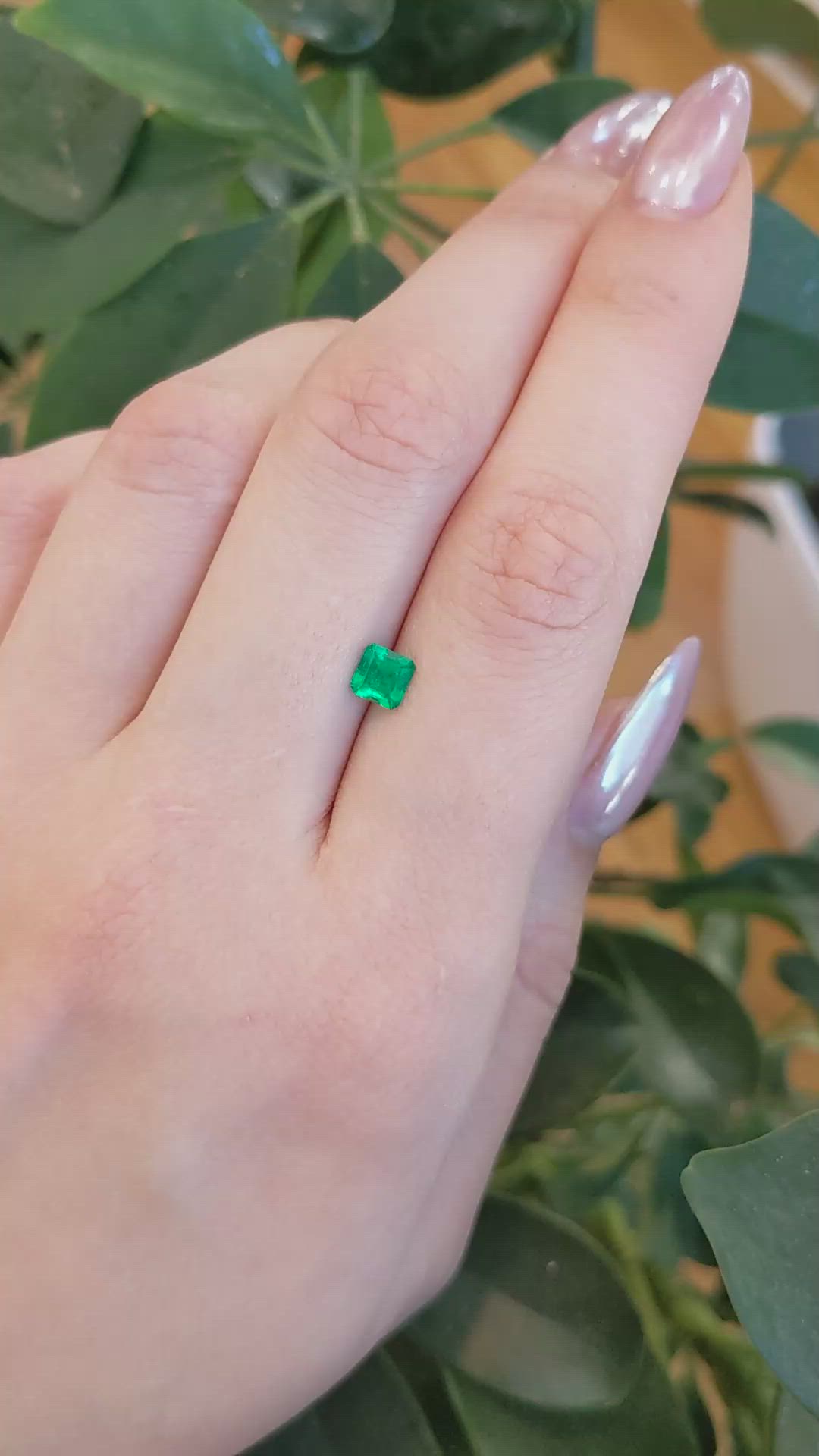 0.62 Ct. Emerald from Afghanistan Size Video