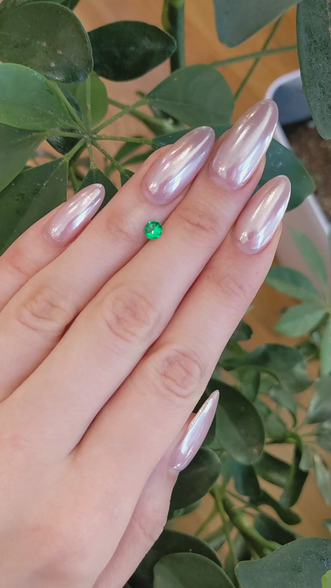 0.27 Ct. Emerald from Afghanistan Size Video