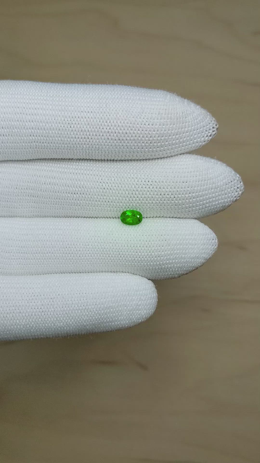 0.43 Ct. Emerald from Afghanistan Size Video
