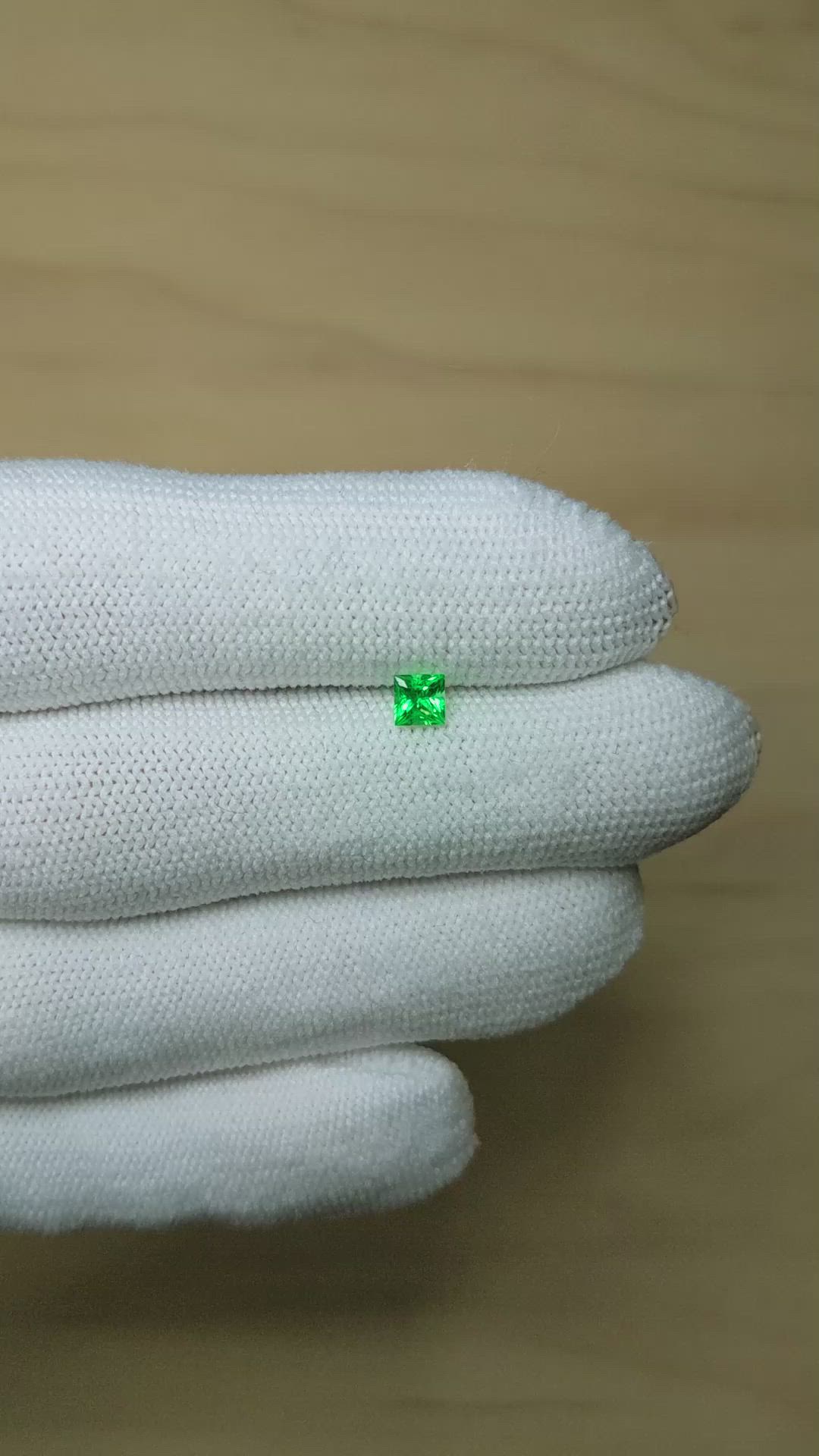 0.32 Ct. Emerald from Afghanistan Size Video