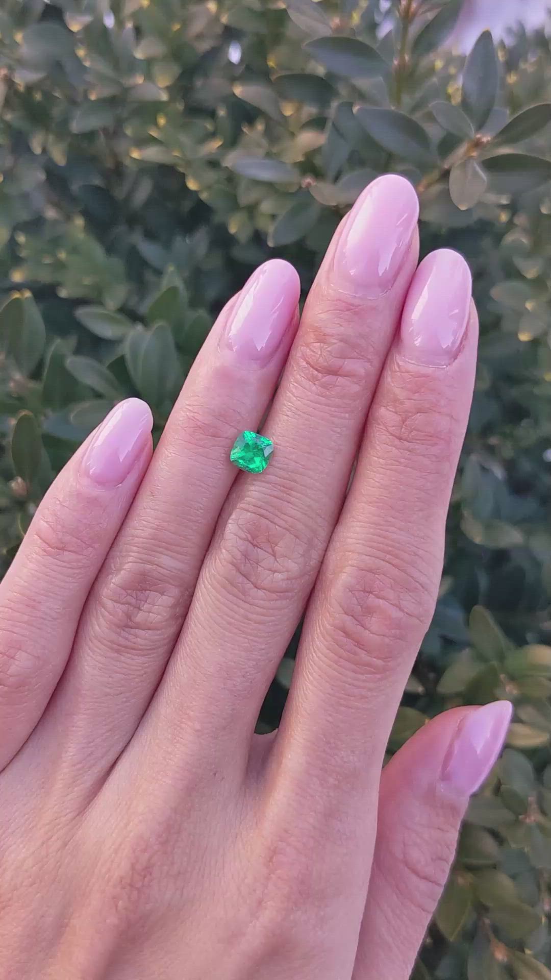 0.70 Ct. Emerald from Afghanistan Size Video
