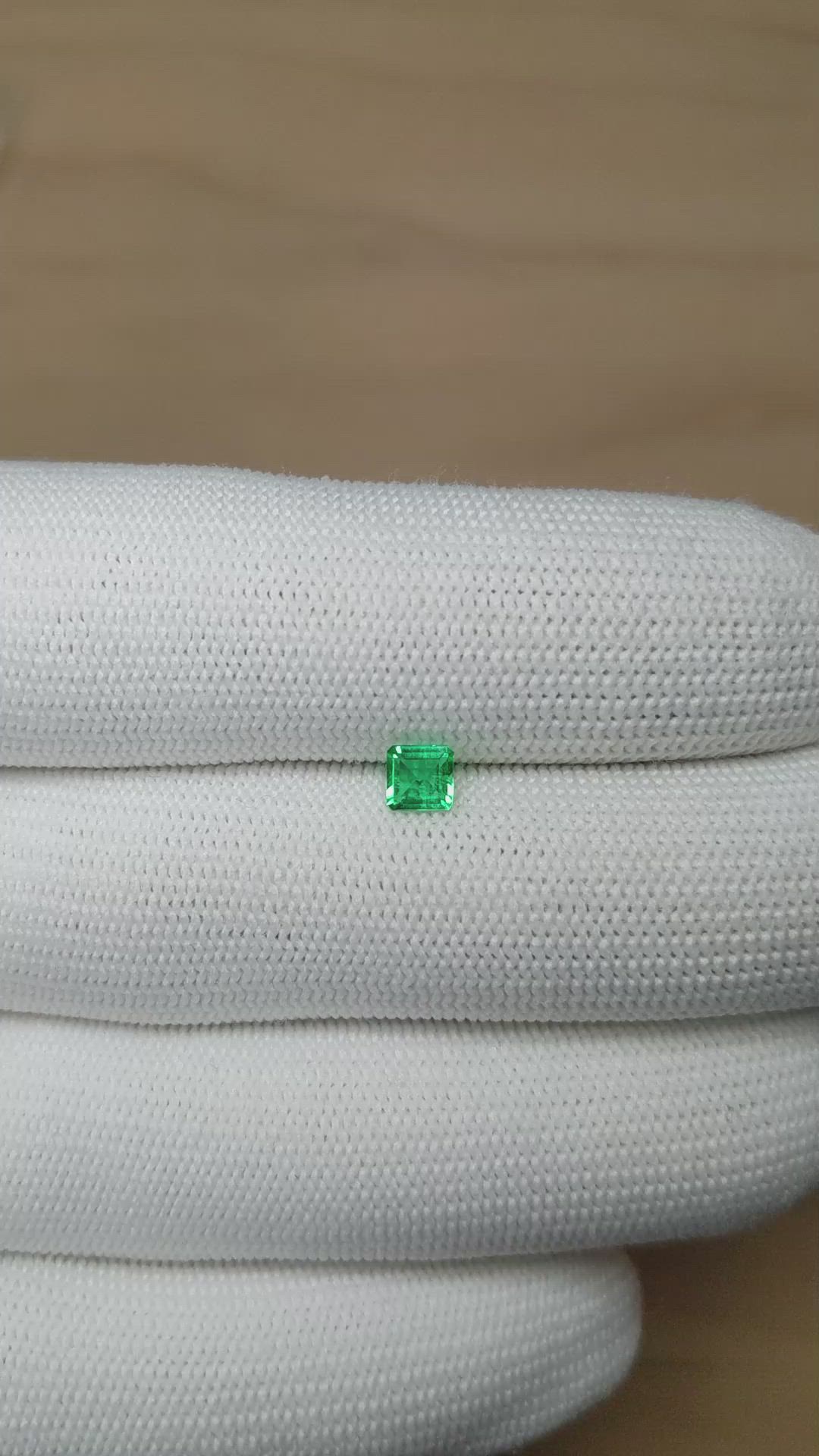 0.36 Ct. Emerald from Afghanistan Size Video