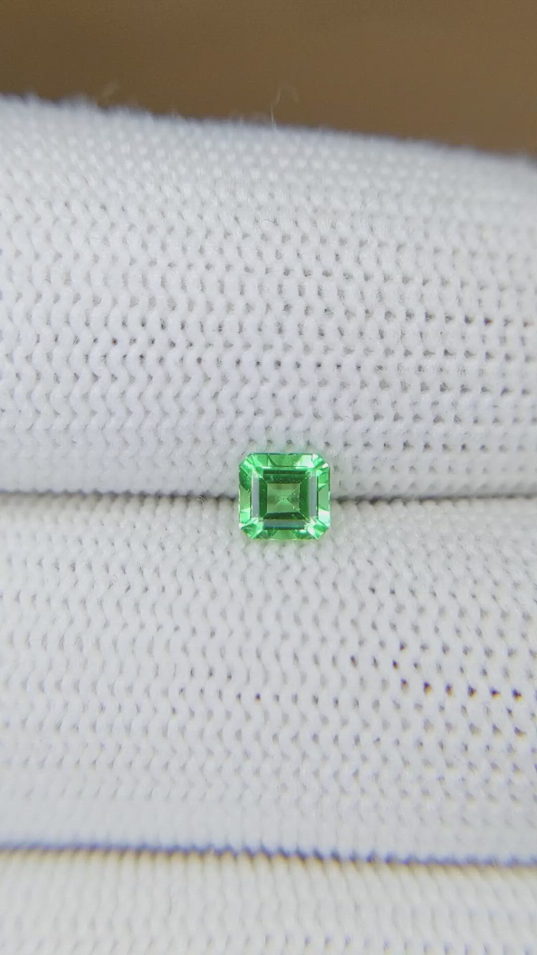 0.35 Ct. Emerald from Afghanistan Size Video