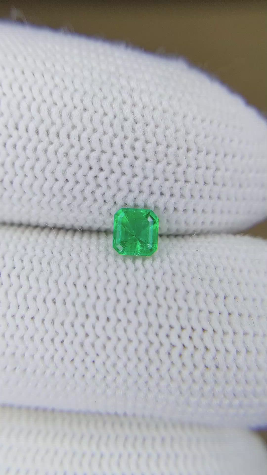 0.37 Ct. Emerald from Afghanistan Size Video