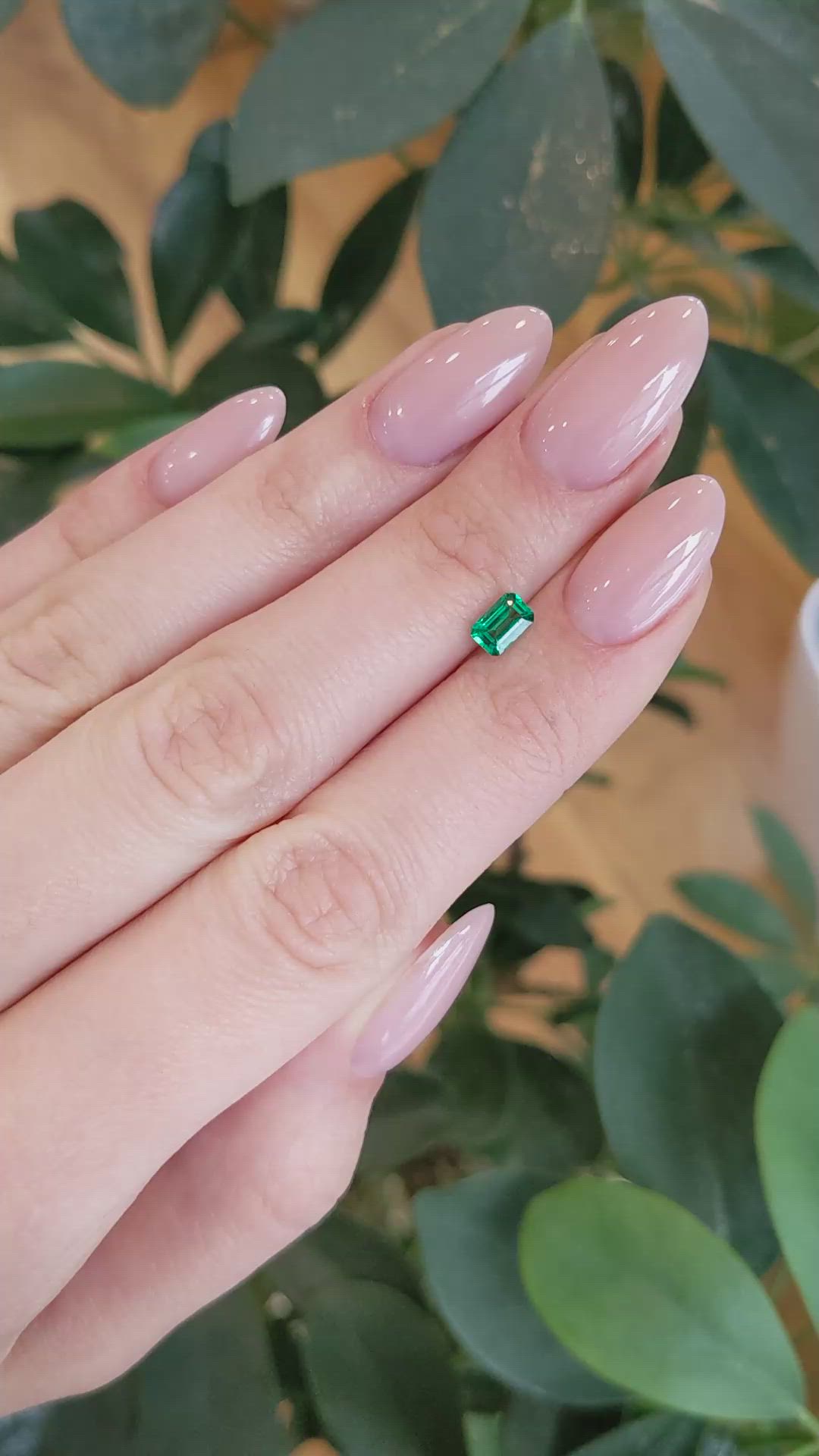 0.51 Ct. Emerald from Afghanistan Size Video