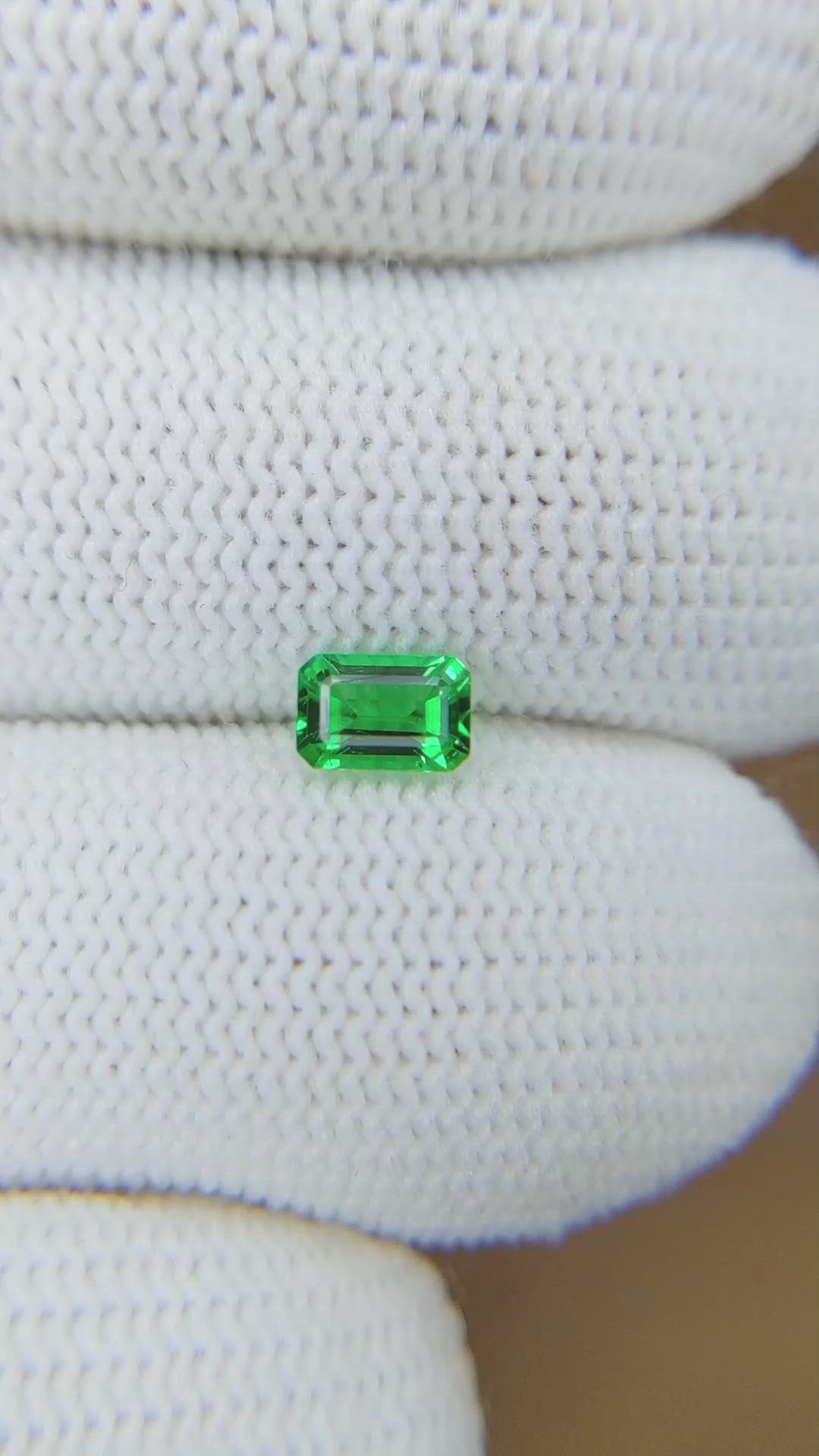0.51 Ct. Emerald from Afghanistan Size Video