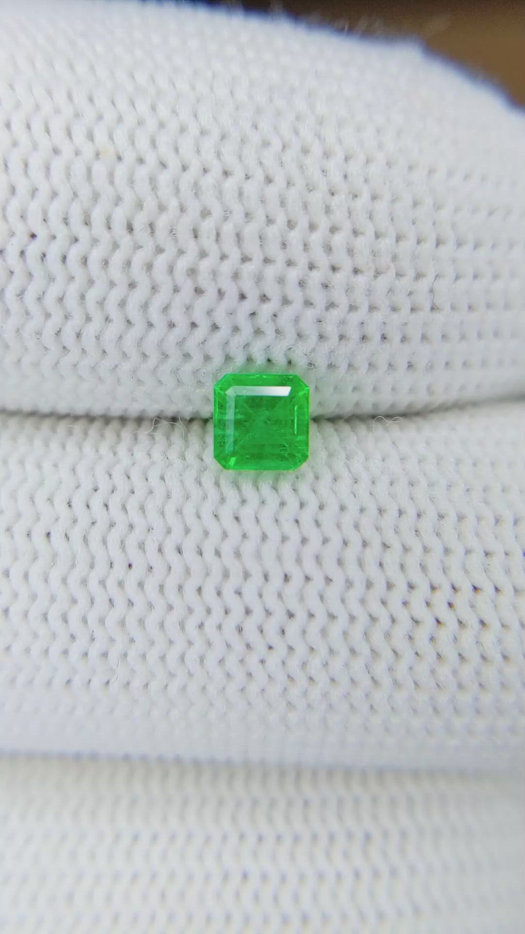 0.48 Ct. Emerald from Afghanistan Size Video