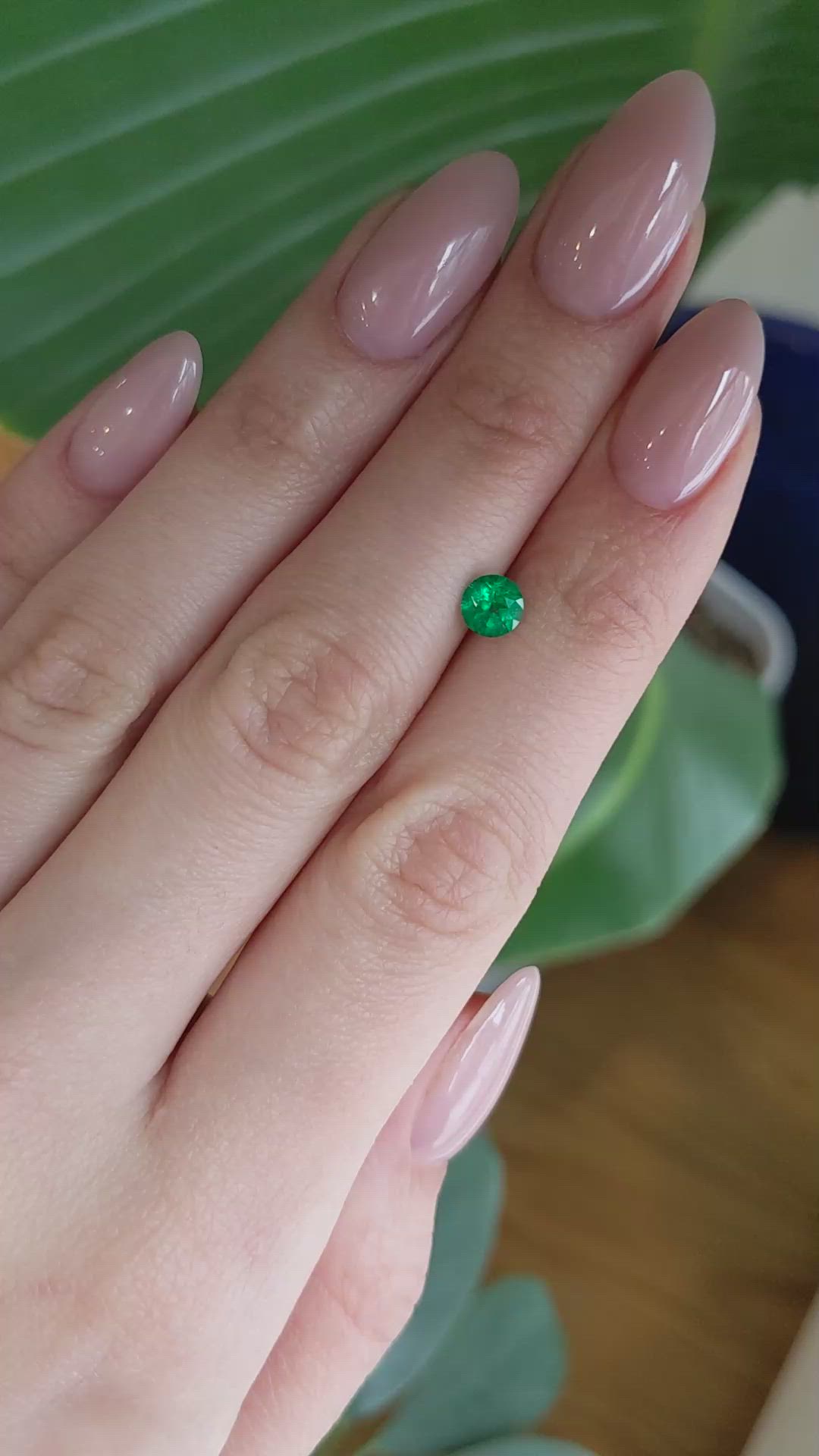 0.55 Ct. Emerald from Afghanistan Size Video