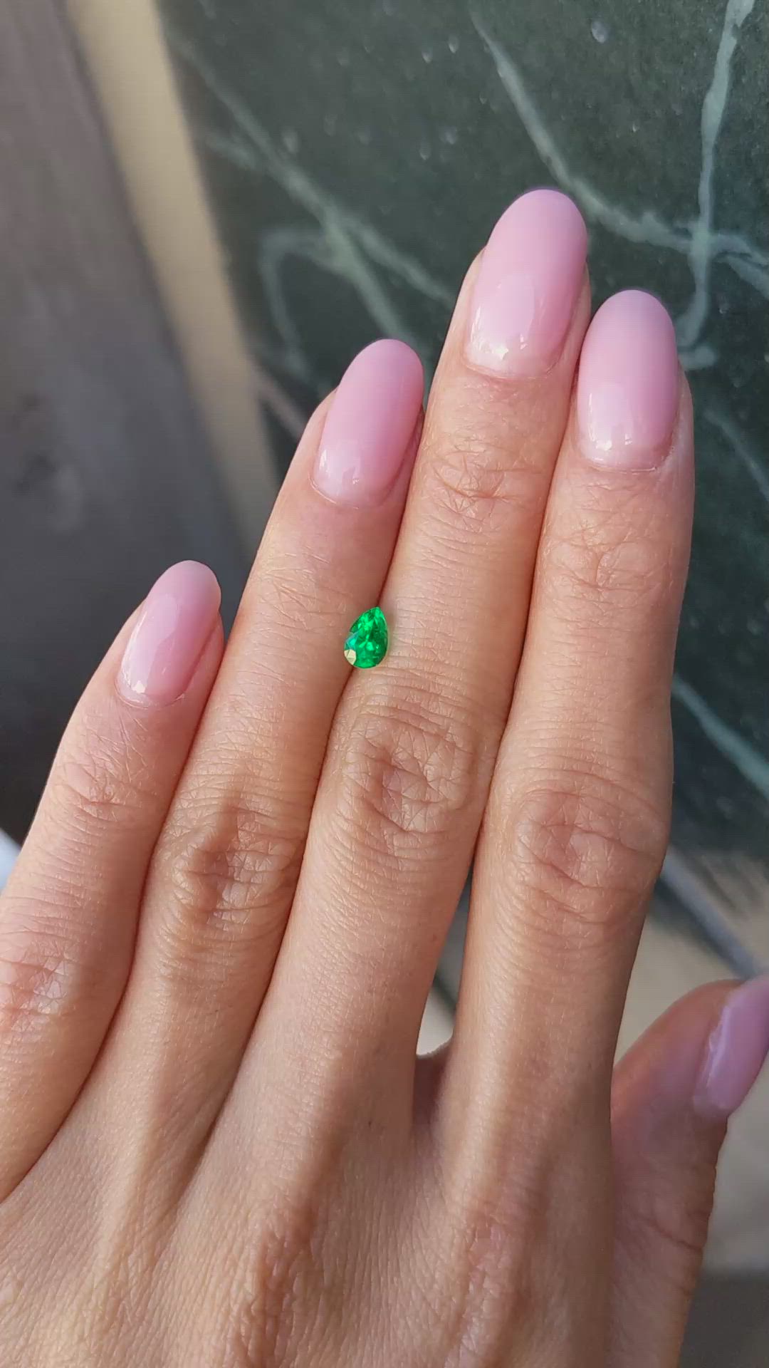 0.50 Ct. Emerald from Afghanistan Size Video