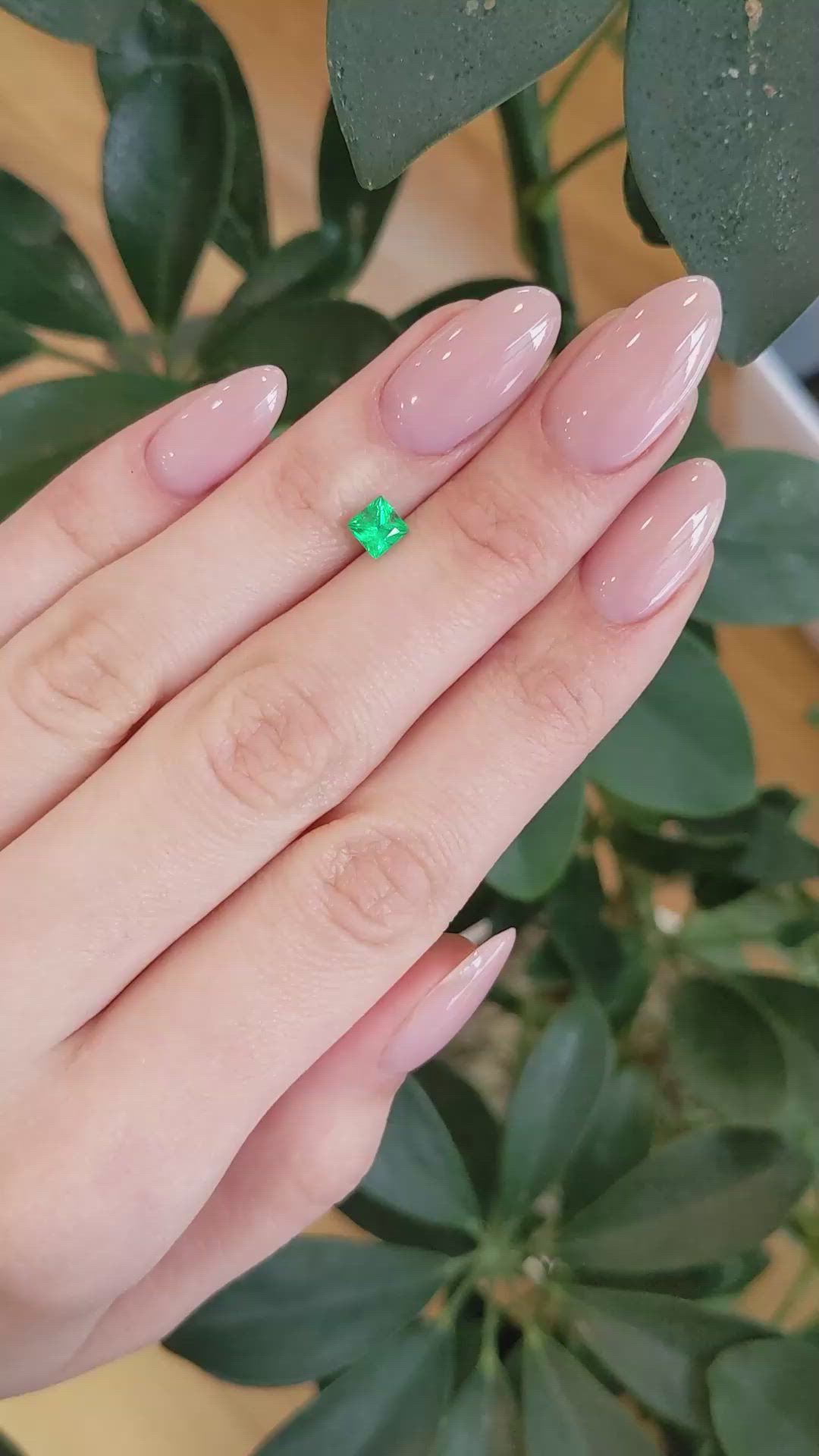 0.54 Ct. Emerald from Afghanistan Size Video