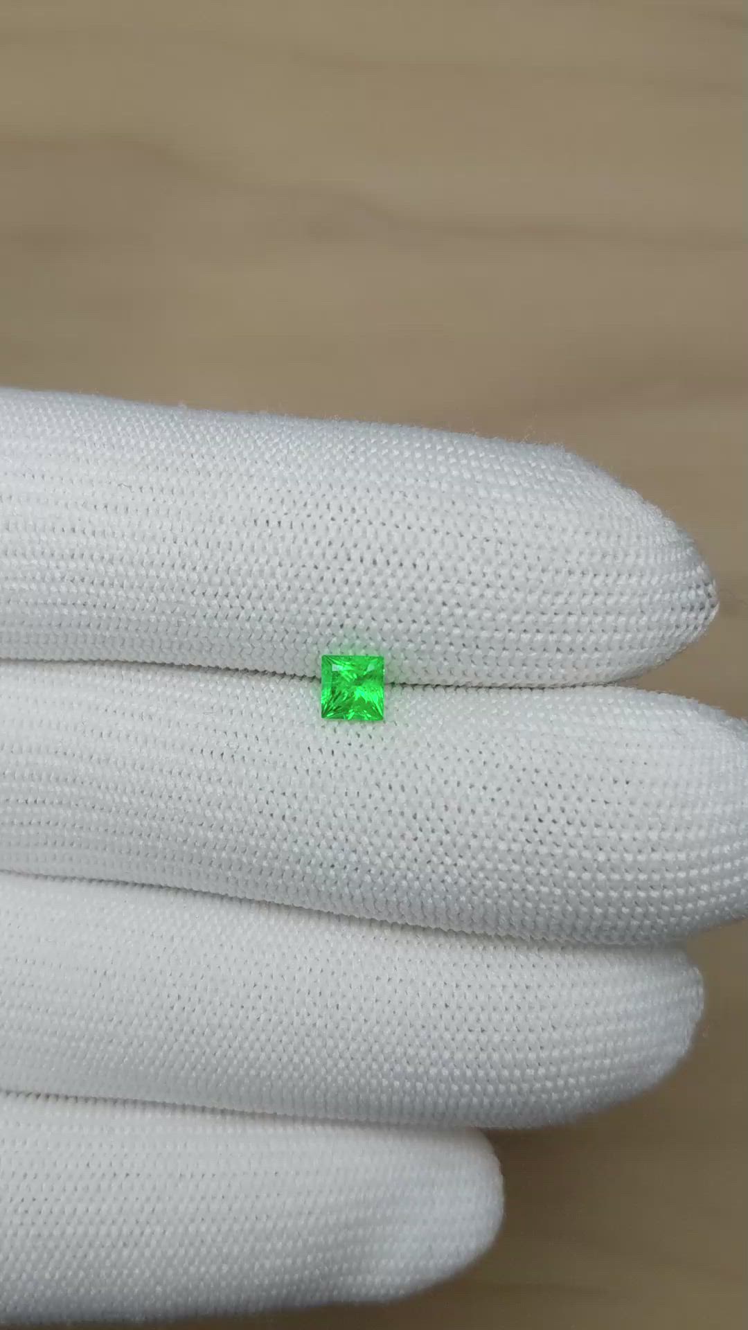 0.54 Ct. Emerald from Afghanistan Size Video