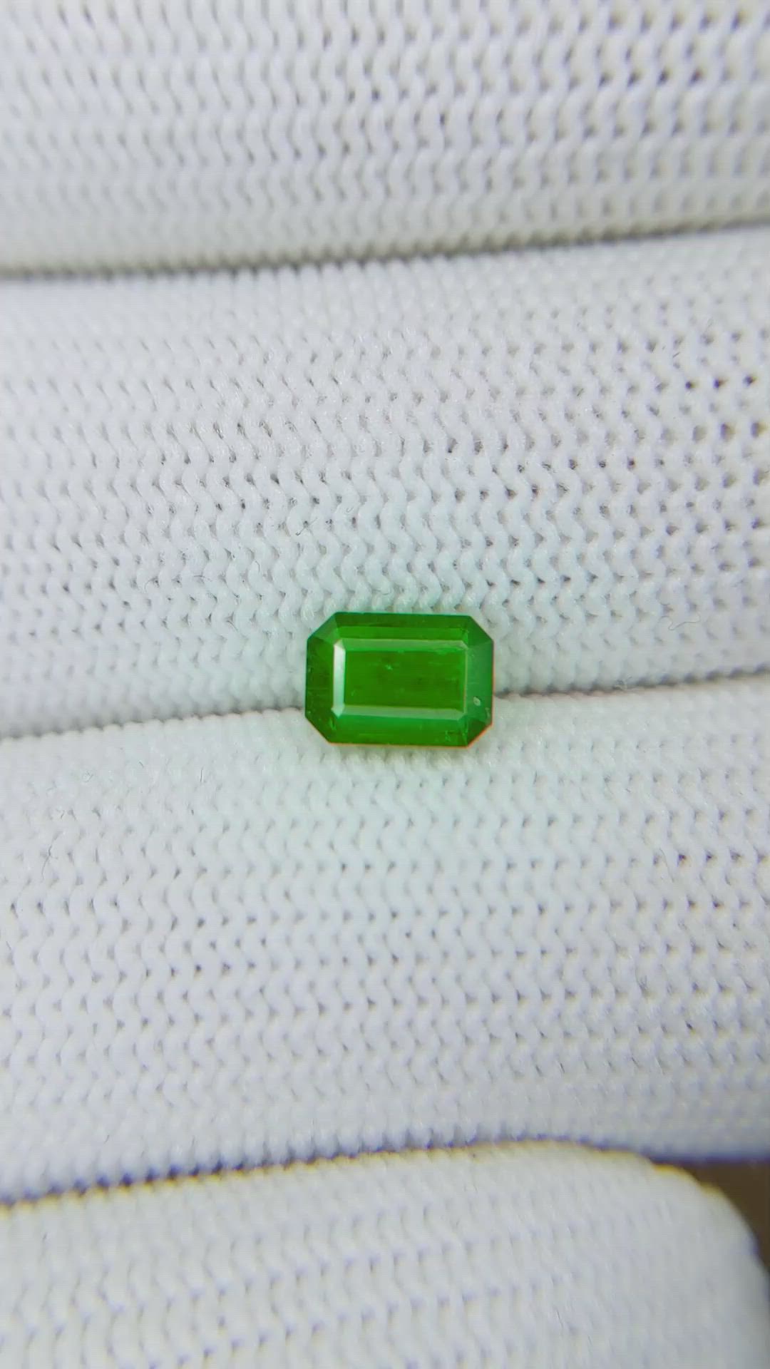 0.78 Ct. Emerald from Afghanistan Size Video