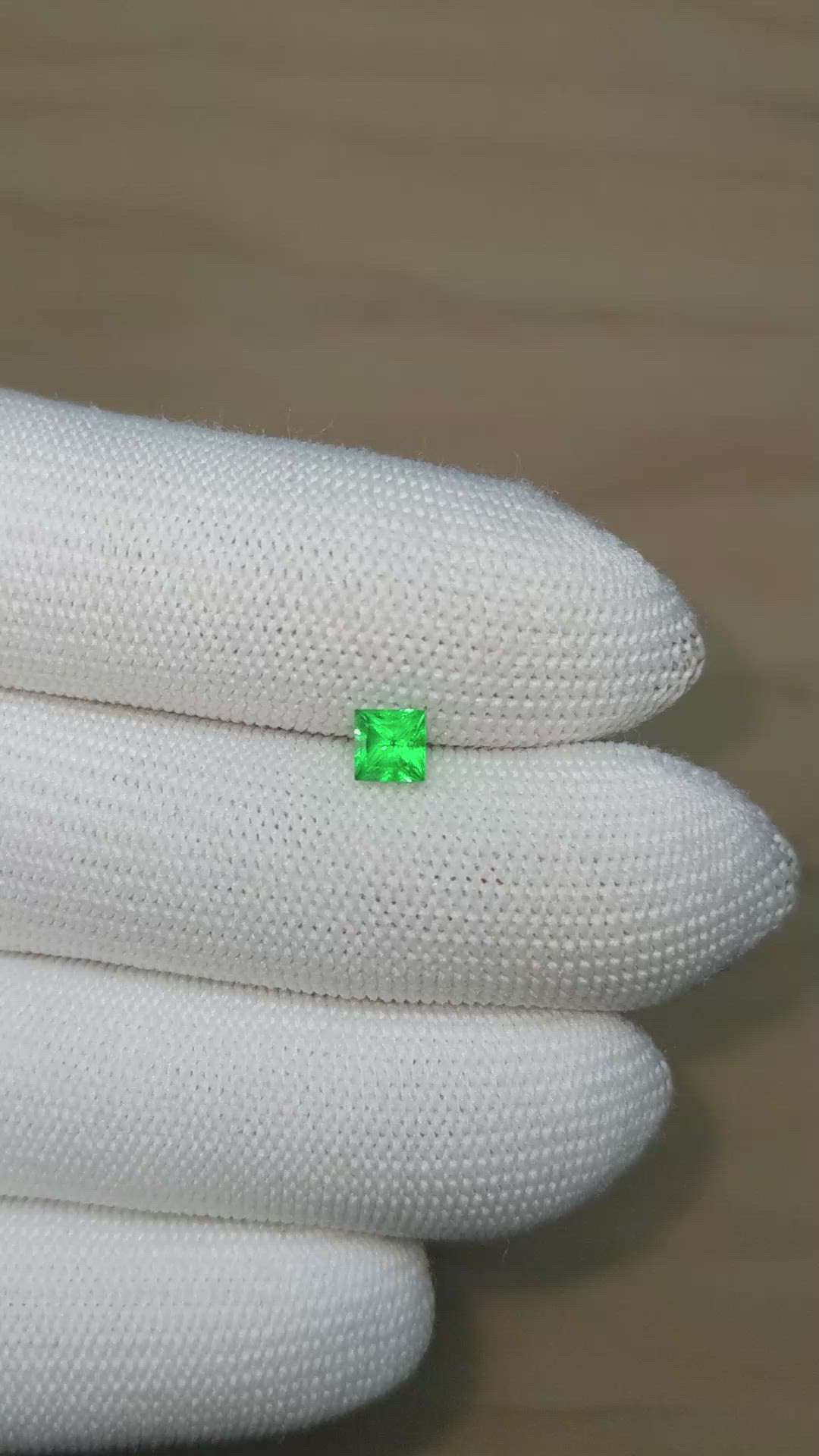 0.51 Ct. Emerald from Afghanistan Size Video