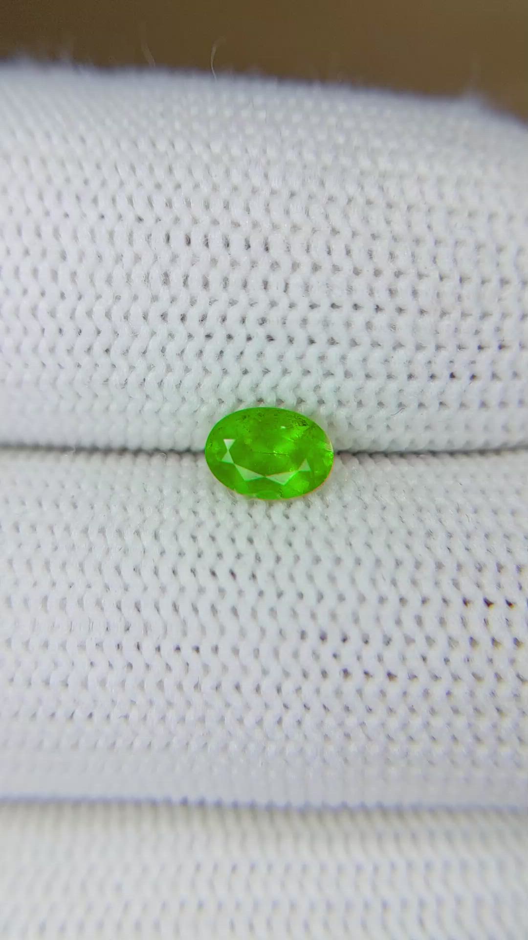 0.49 Ct. Emerald from Afghanistan Size Video