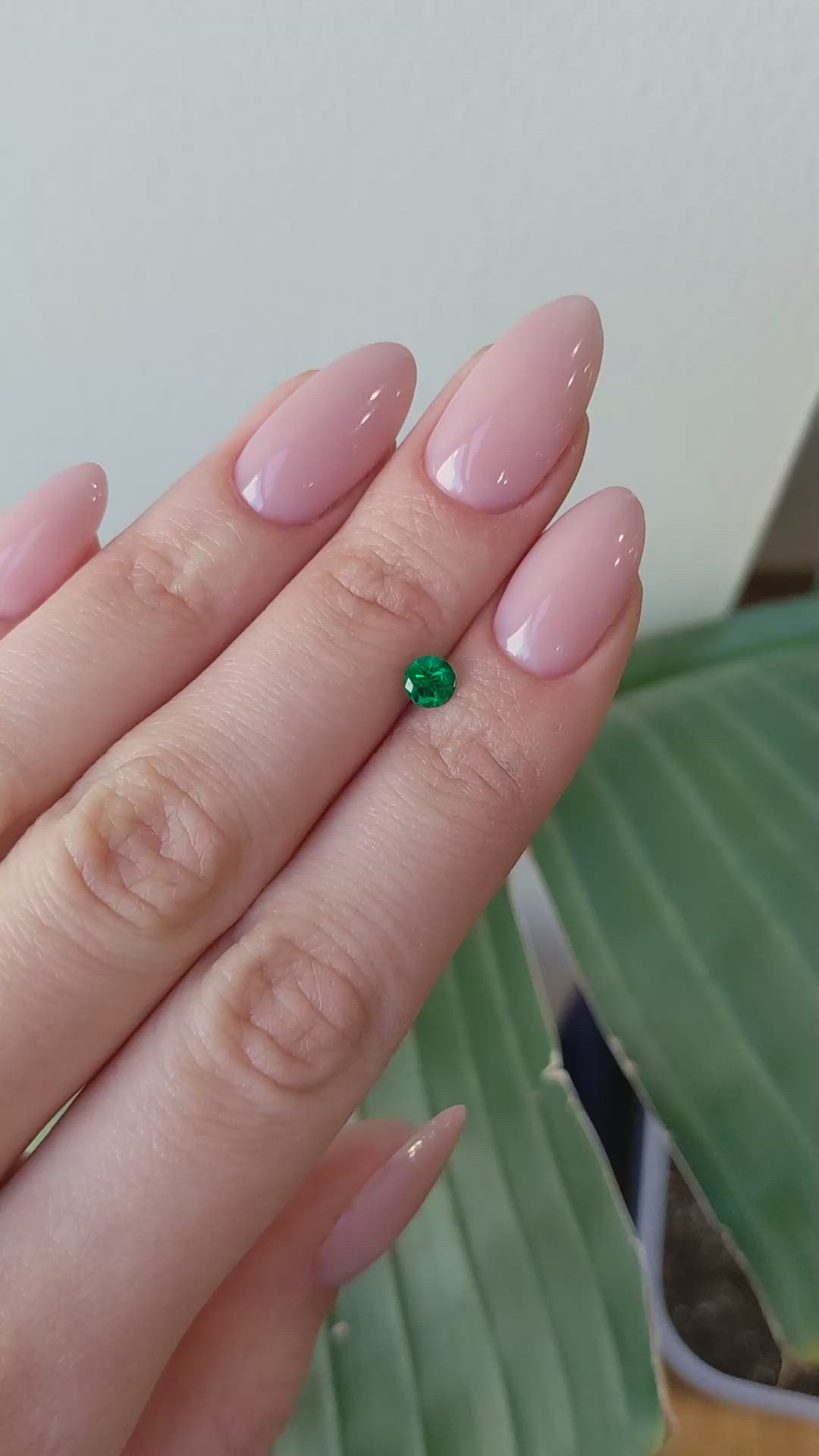 0.35 Ct. Emerald from Afghanistan Size Video
