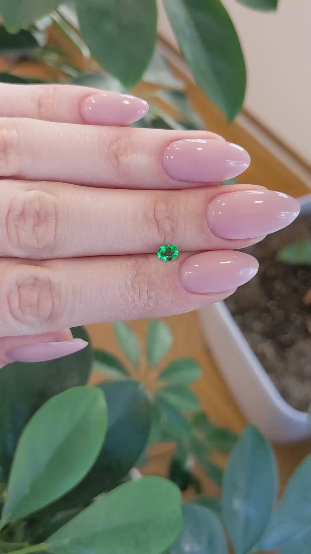 0.25 Ct. Emerald from Afghanistan Size Video
