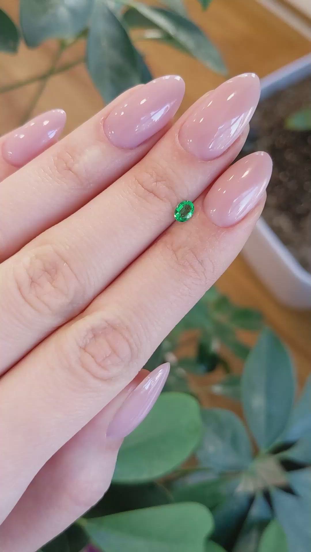 0.25 Ct. Emerald from Afghanistan Size Video