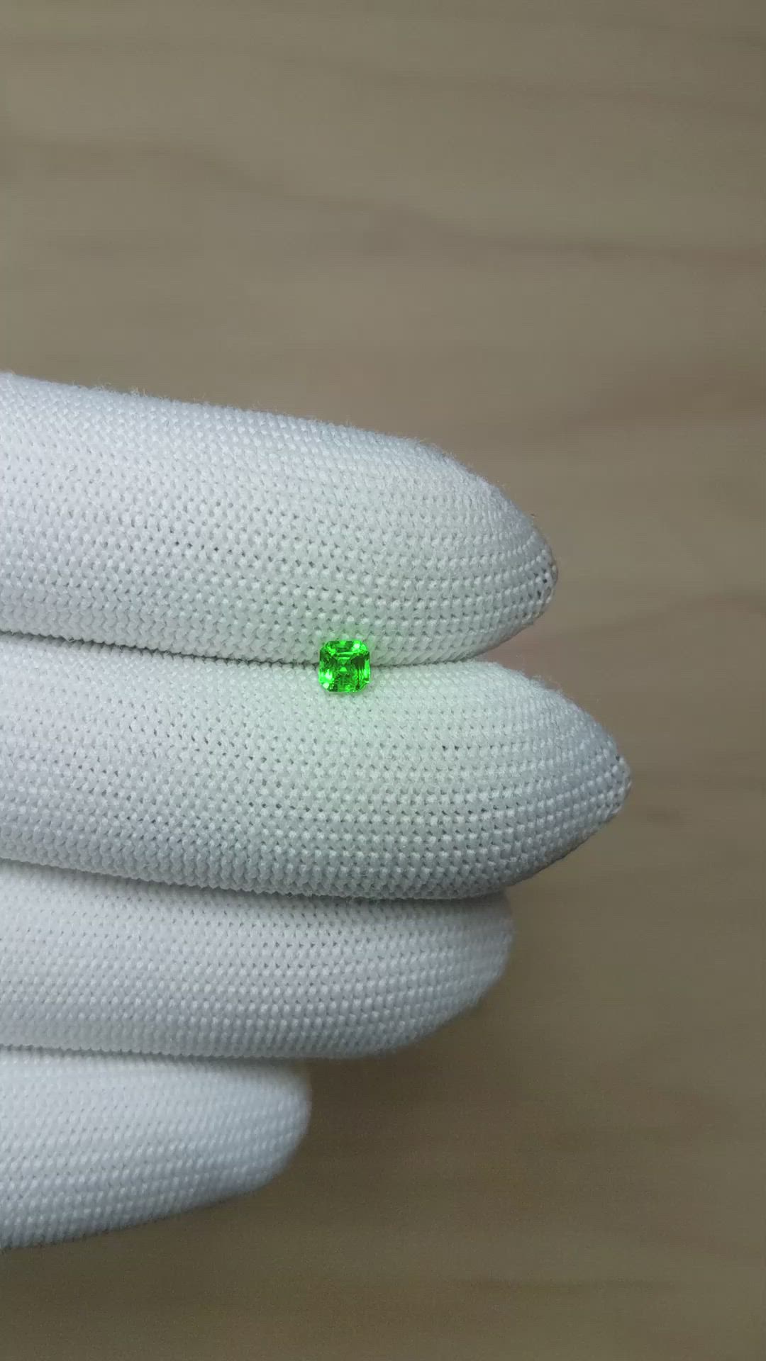 0.29 Ct. Emerald from Afghanistan Size Video