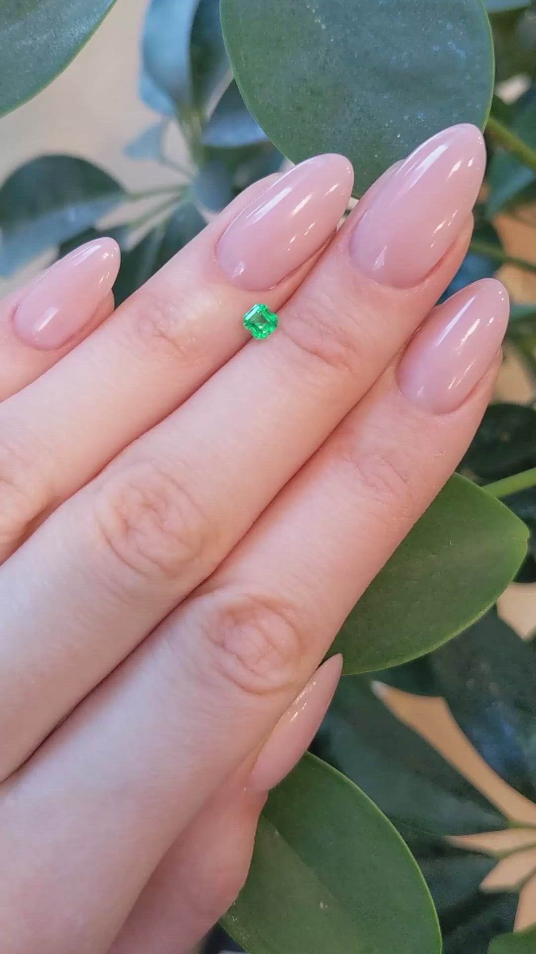 0.29 Ct. Emerald from Afghanistan Size Video