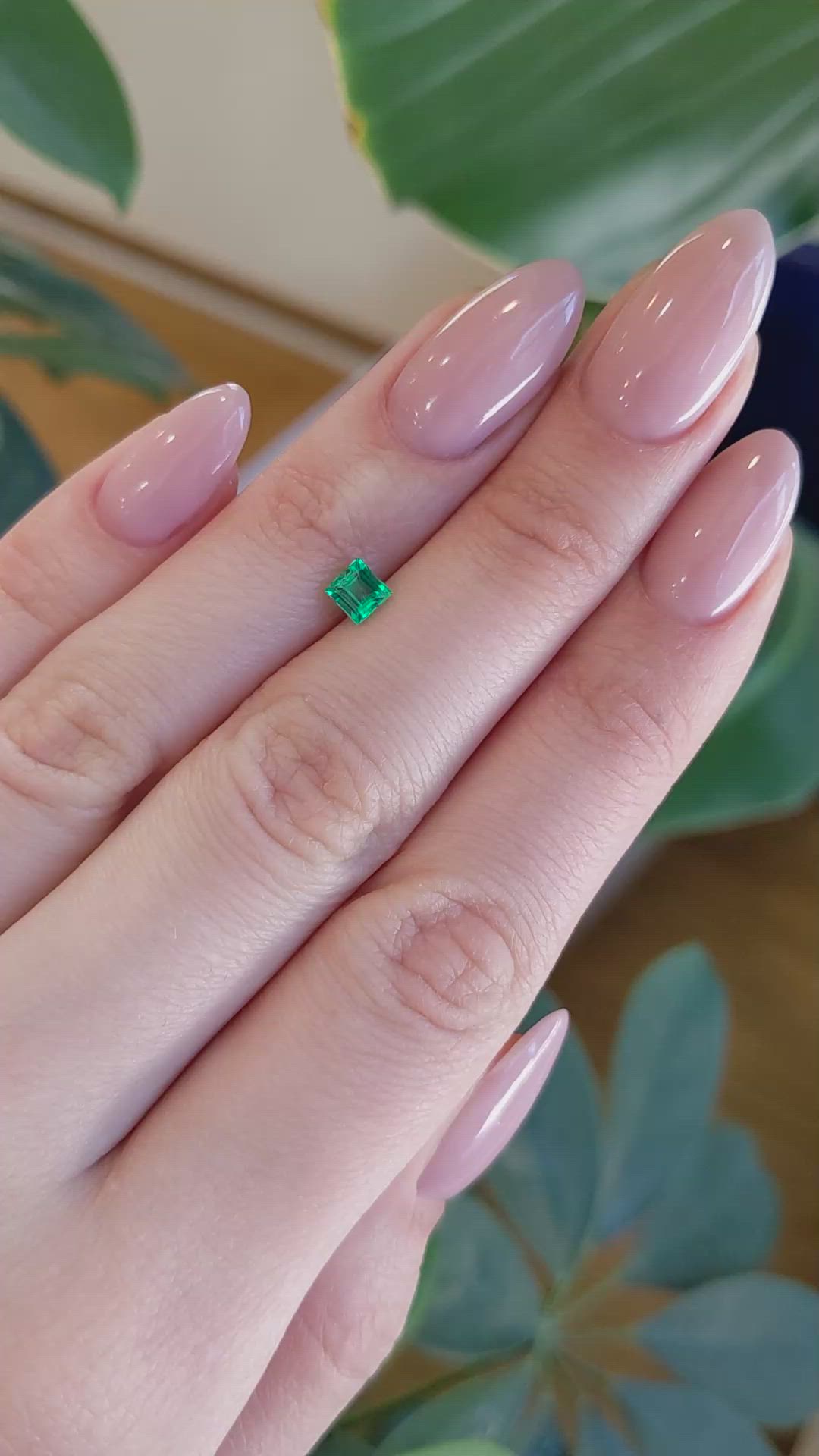 0.43 Ct. Emerald from Afghanistan Size Video