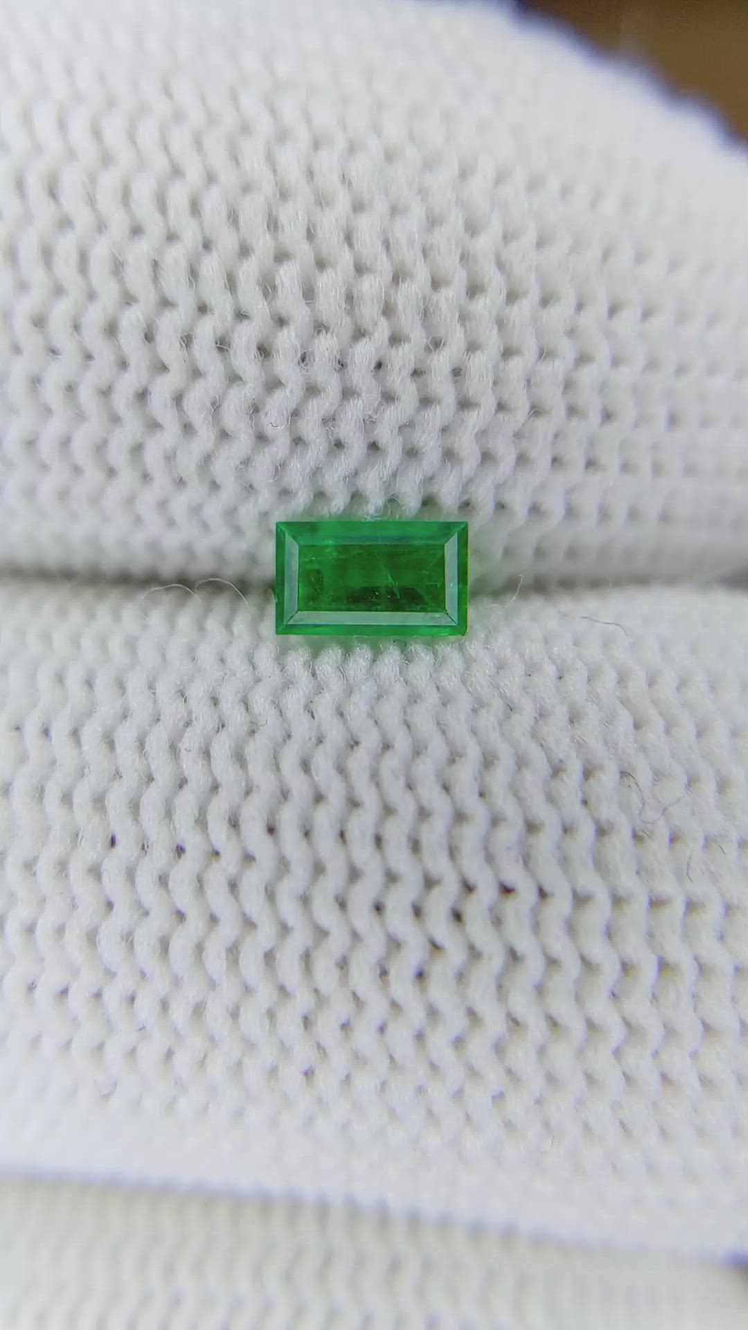 0.29 Ct. Emerald from Afghanistan Size Video