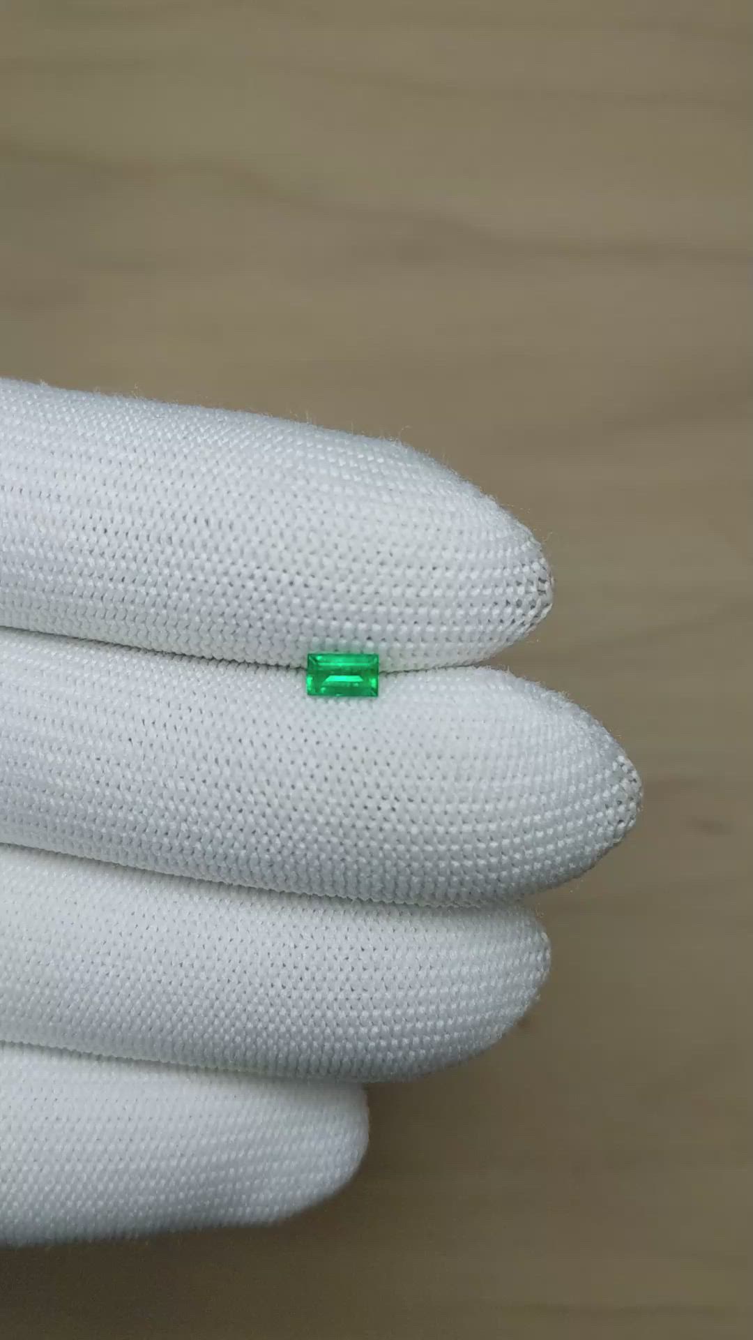 0.29 Ct. Emerald from Afghanistan Size Video