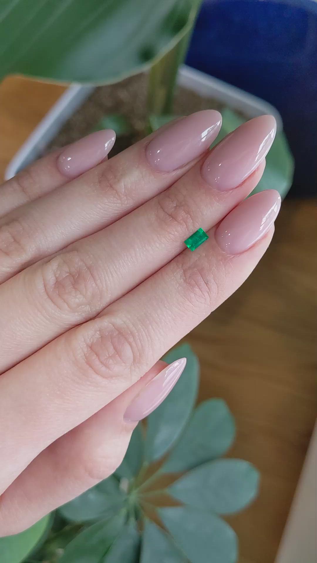 0.29 Ct. Emerald from Afghanistan Size Video