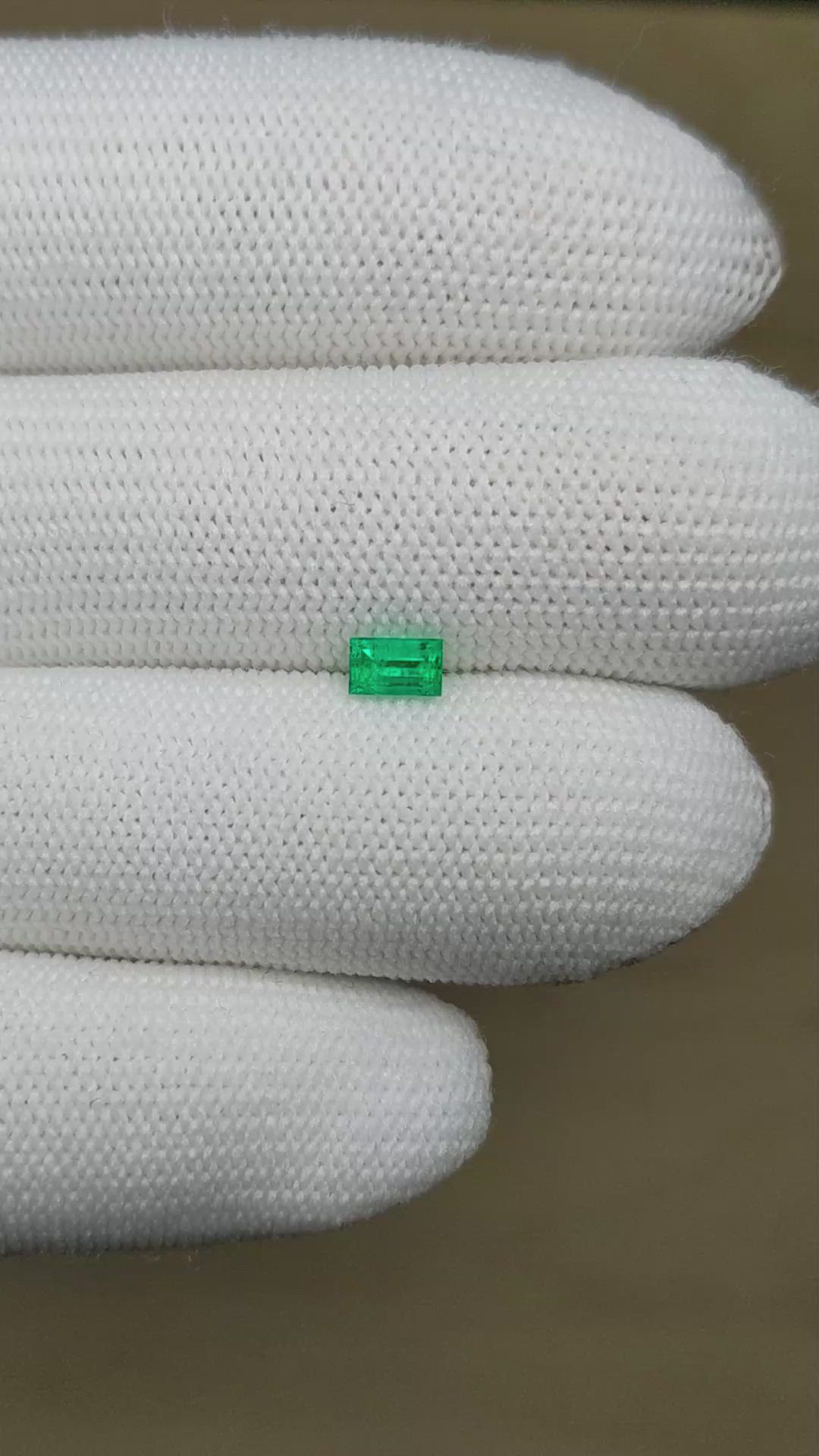 0.32 Ct. Emerald from Afghanistan Size Video
