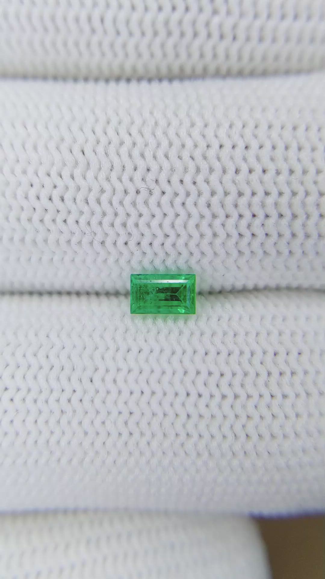 0.32 Ct. Emerald from Afghanistan Size Video