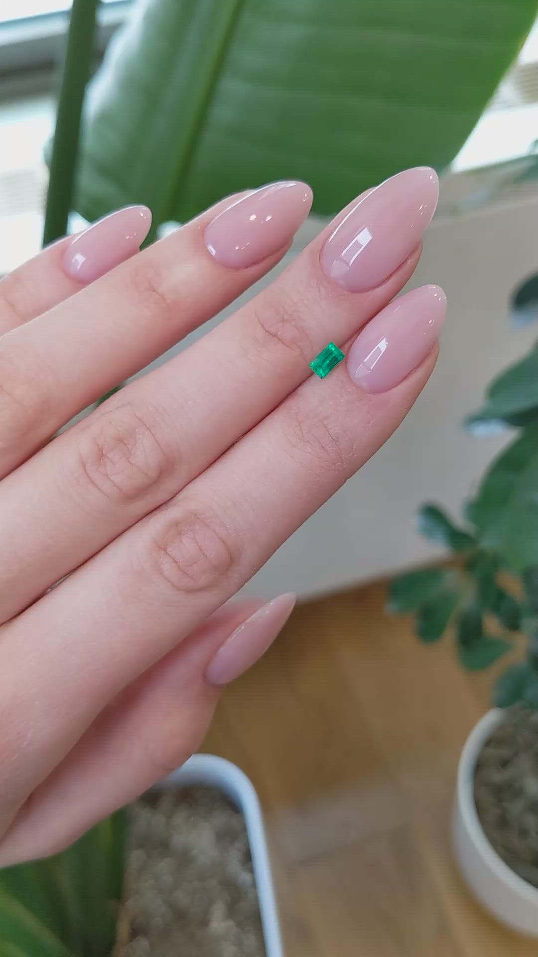 0.32 Ct. Emerald from Afghanistan Size Video